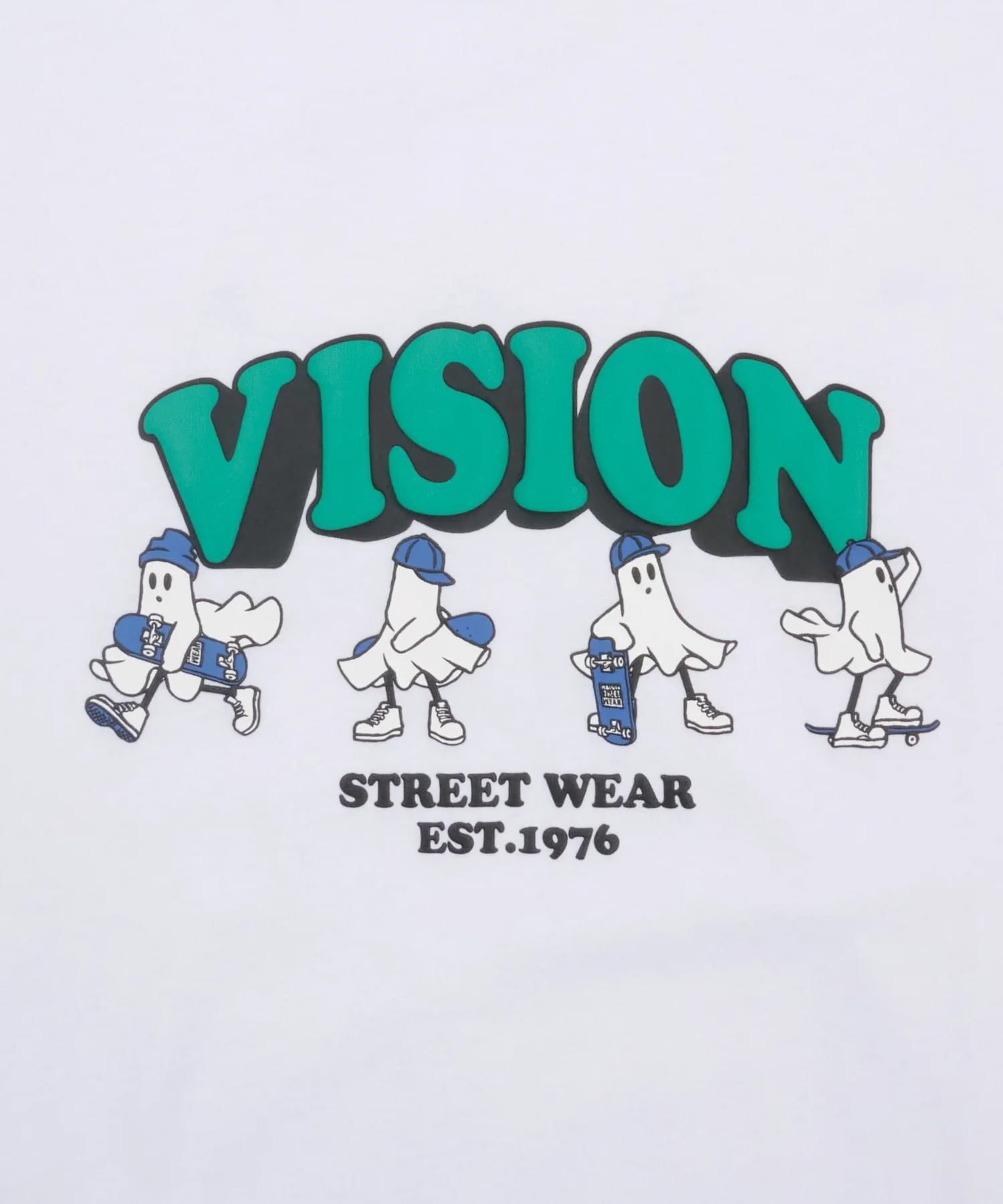 別注VISIONゴーストスケーターグラフィックT(SS) - Image 45