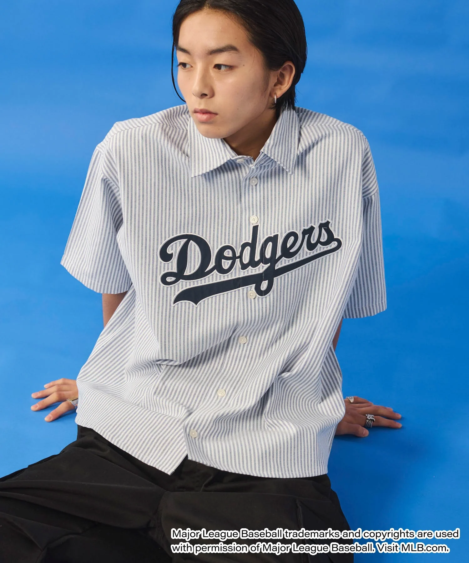 別注MLBストライプグラフィックシャツ(SS) - Image 3