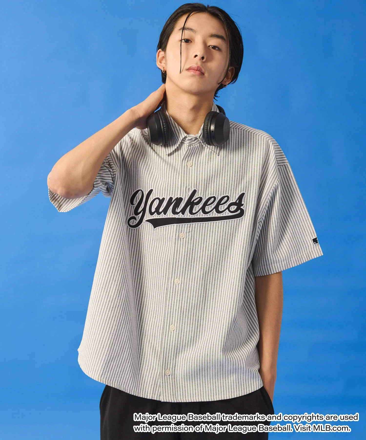 別注MLBストライプグラフィックシャツ(SS) - Image 4