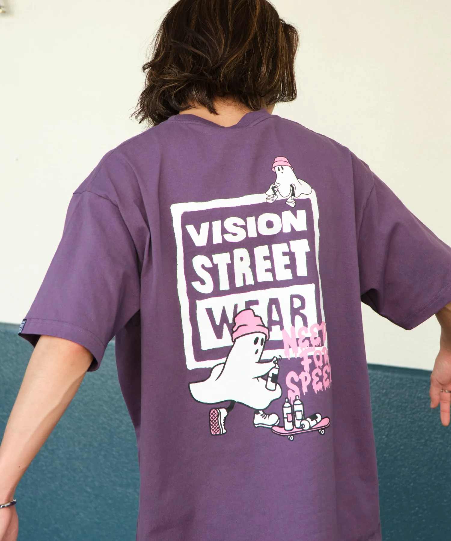別注VISIONボックスロゴゴーストスケーターT（SS） - Image 2