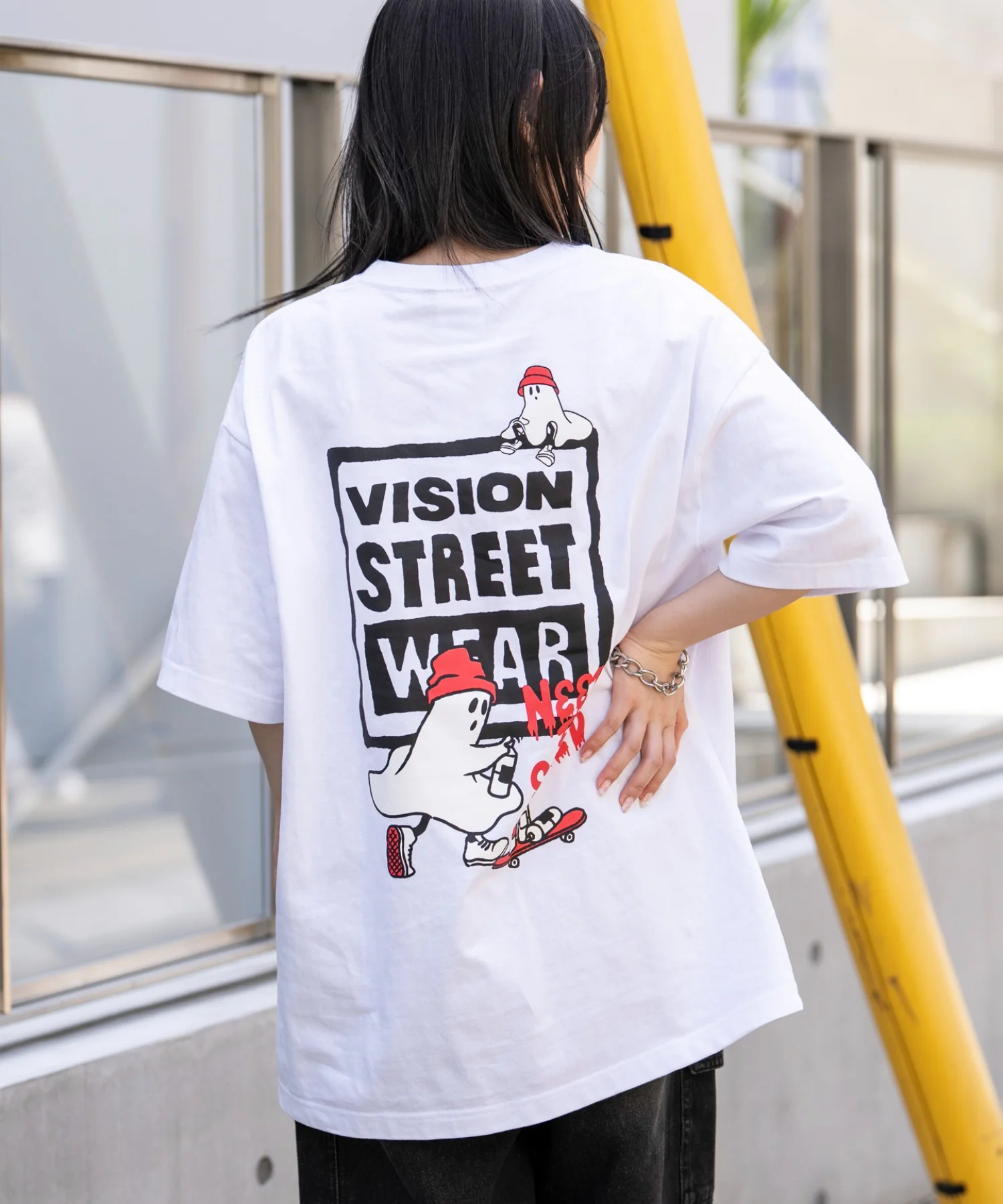 別注VISIONボックスロゴゴーストスケーターT（SS） - Image 25