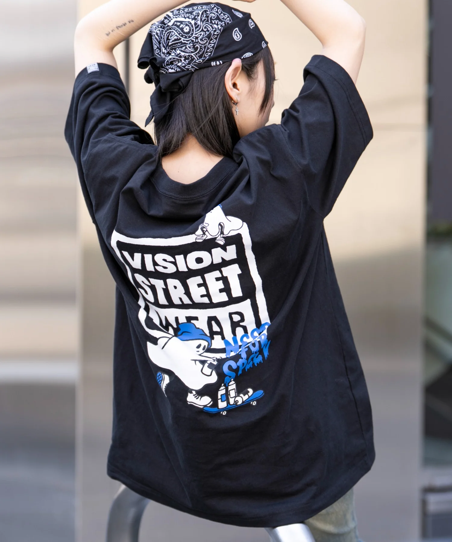 別注VISIONボックスロゴゴーストスケーターT（SS） - Image 3