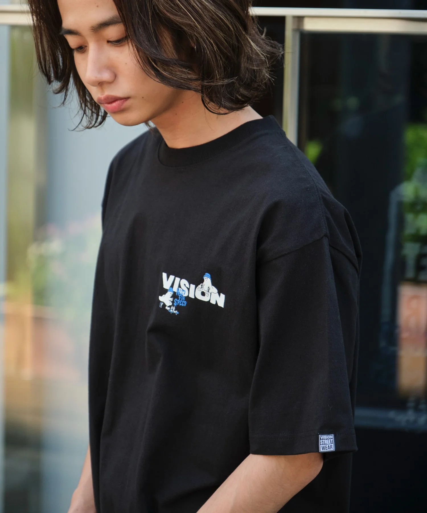 別注VISIONボックスロゴゴーストスケーターT（SS） - Image 5