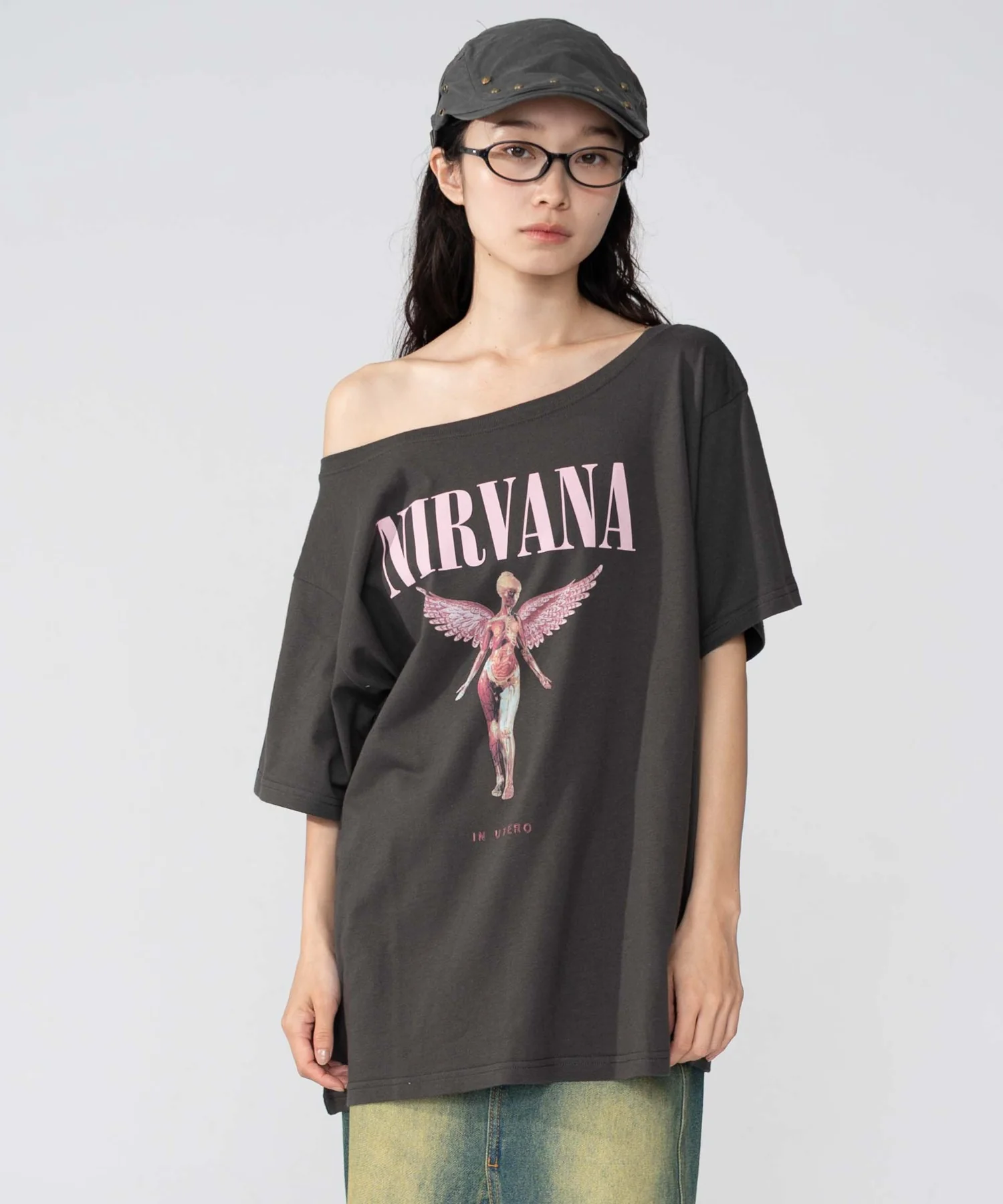 NIRVANA別注オフショルビッグT - Image 13