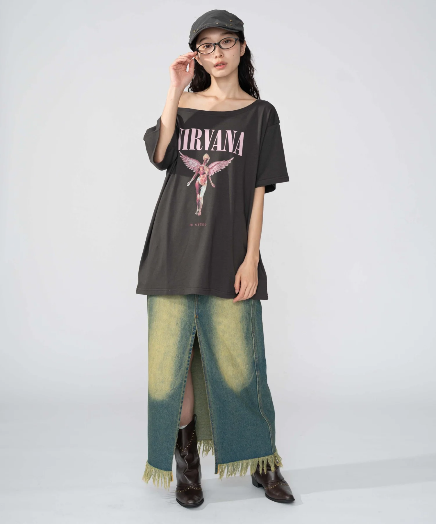 NIRVANA別注オフショルビッグT - Image 14