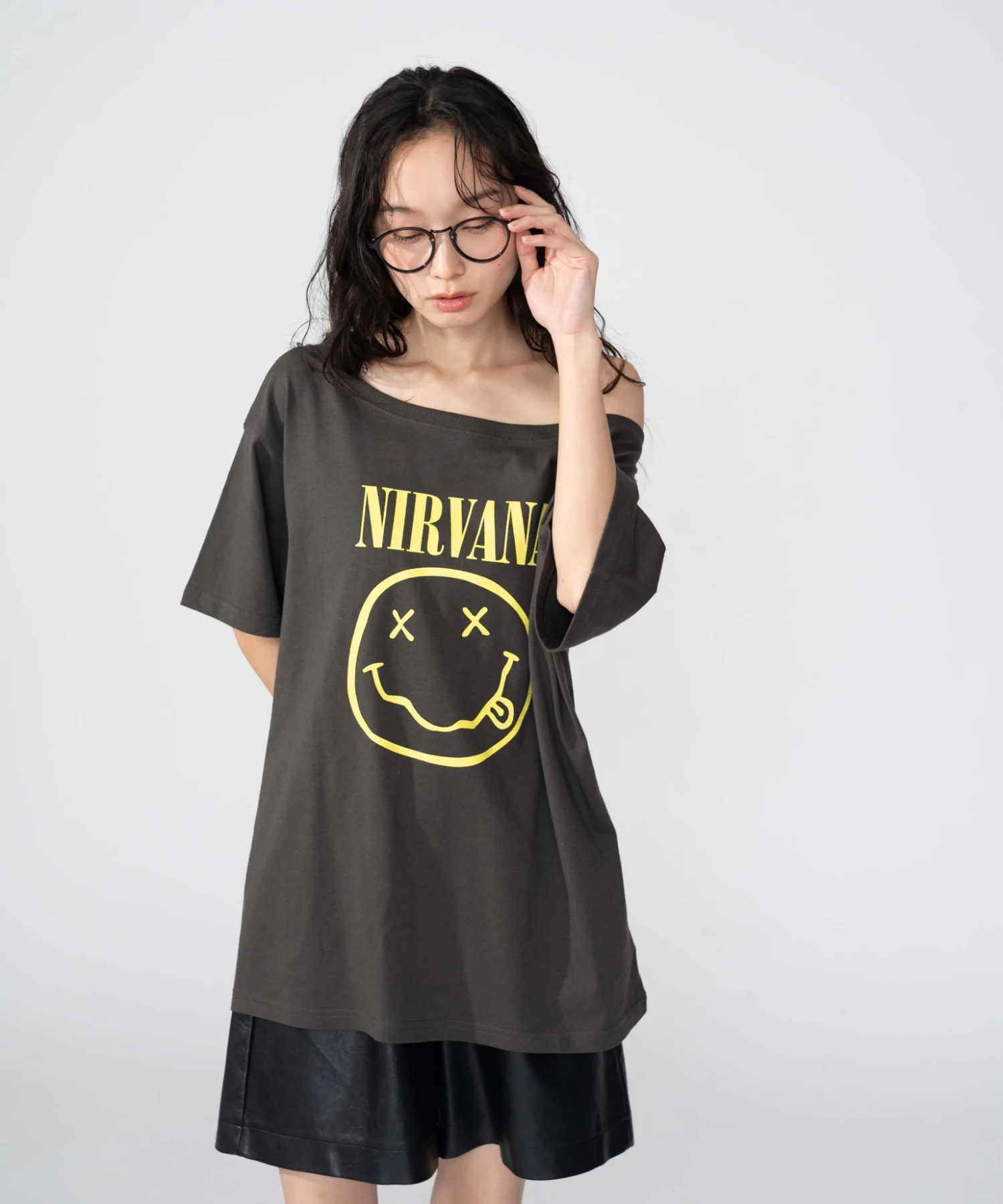 NIRVANA別注オフショルビッグT - Image 7