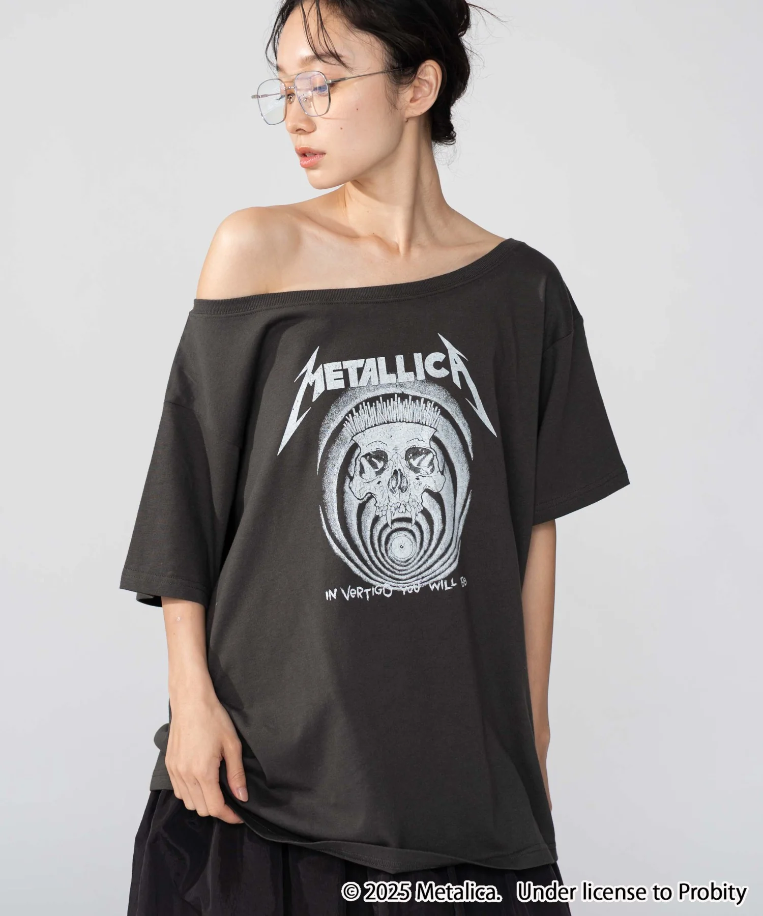 別注MetallicaオフショルビッグT - Image 3