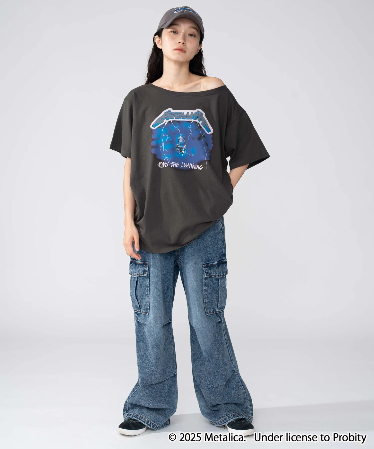 別注MetallicaオフショルビッグT - Image 5