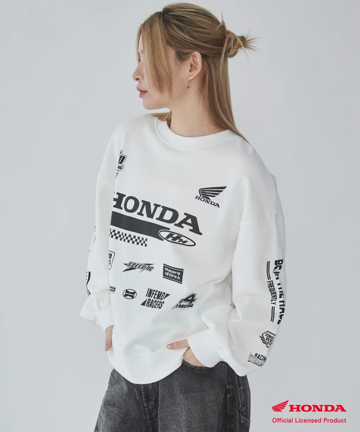 別注Hondaプルオーバービッグスウェット - Image 7