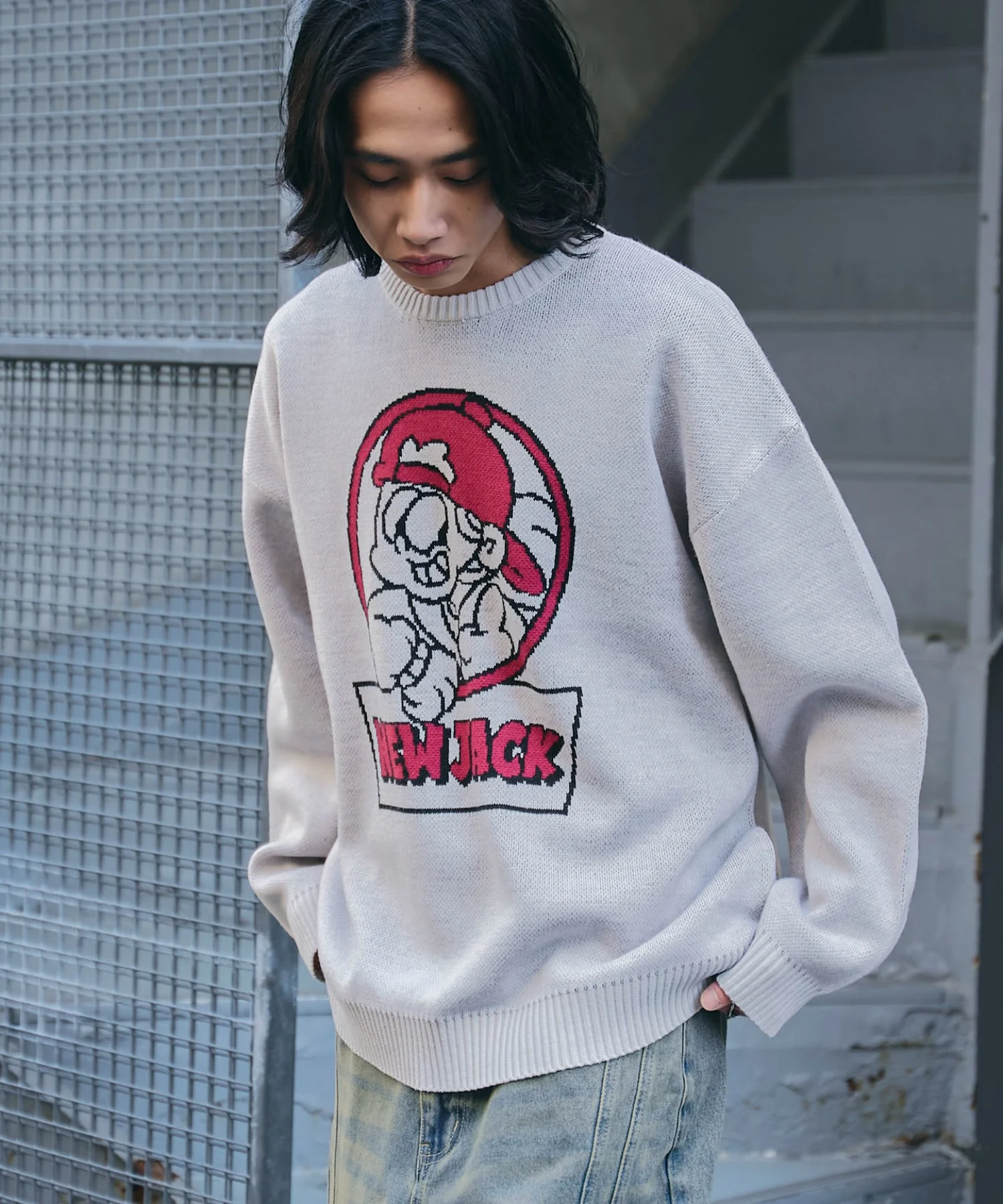 別注NEW　JACKジャガードニットプルオーバー - Image 10