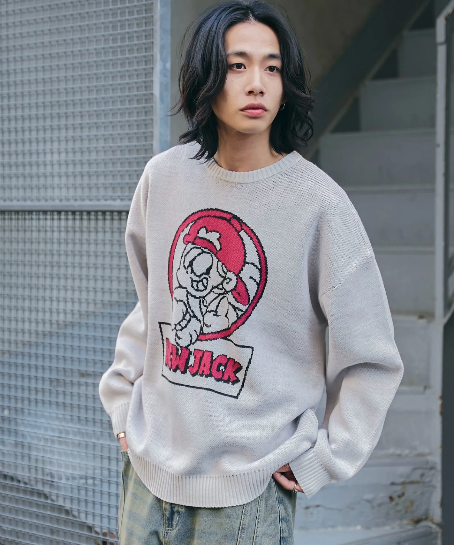 別注NEW　JACKジャガードニットプルオーバー - Image 12