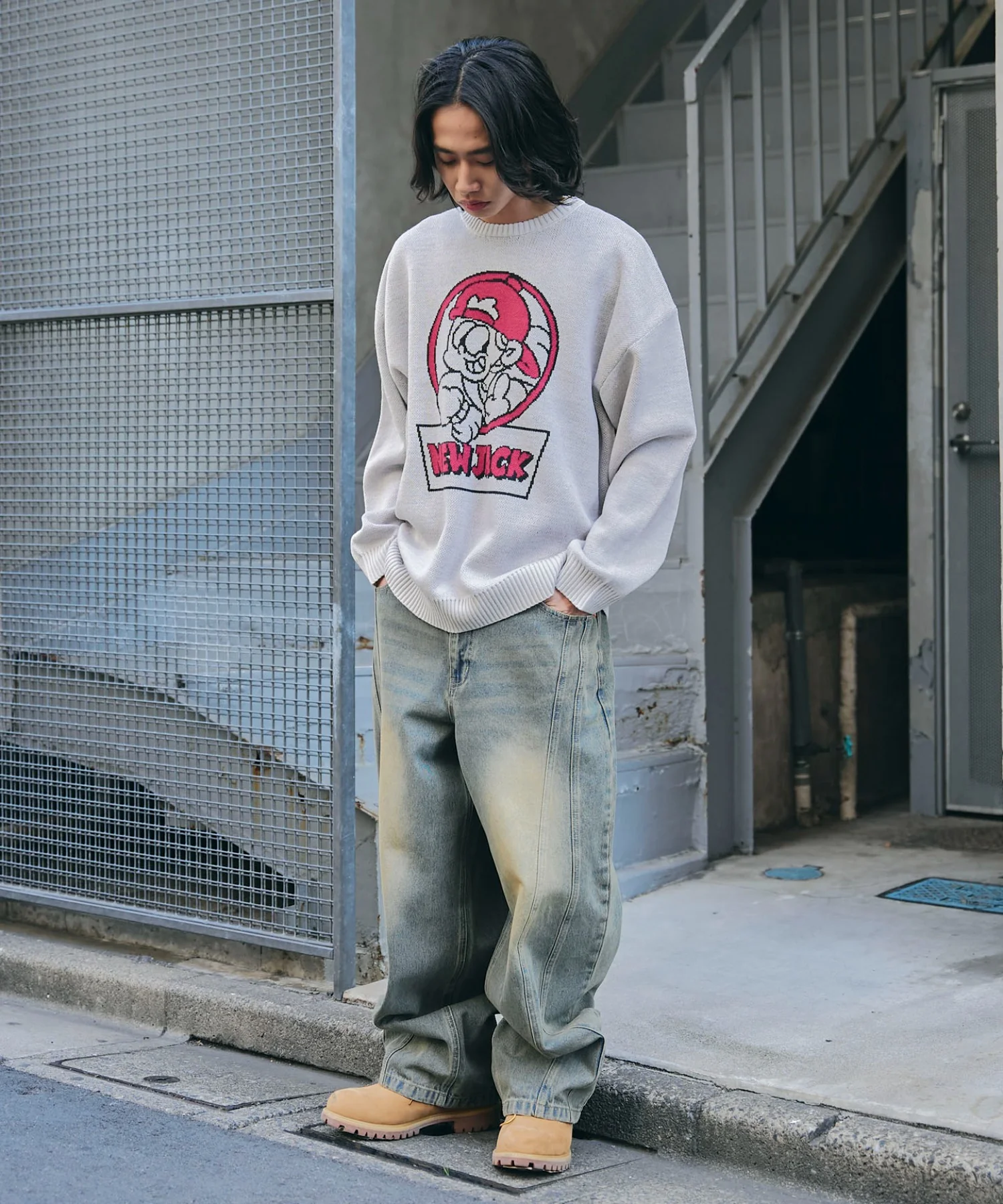 別注NEW　JACKジャガードニットプルオーバー - Image 3