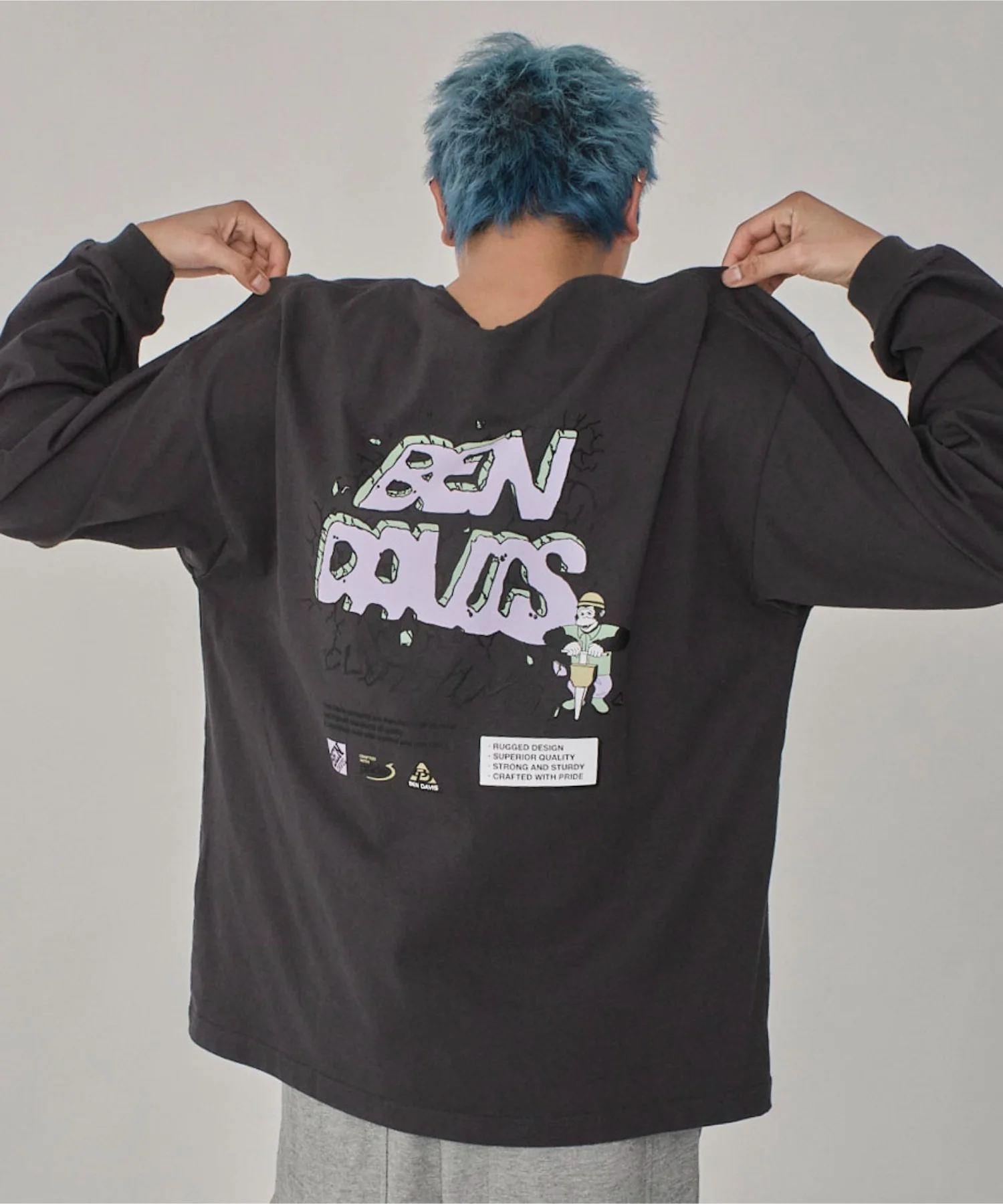 別注BENDAVISグラフィックT(LS) - Image 4