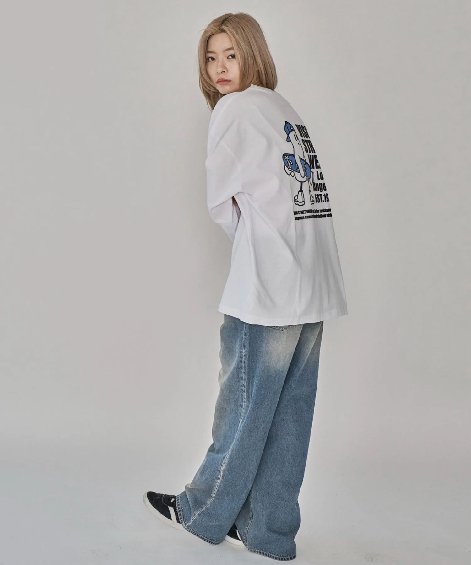 別注VISIONゴーストスケータープリントT（LS） - Image 5