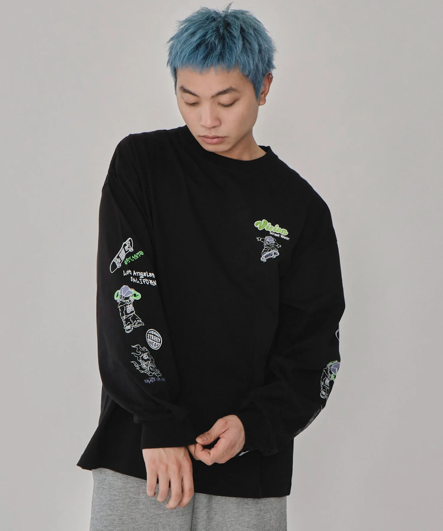別注VISIONグラフィックスリーブプリントT（LS） - Image 17