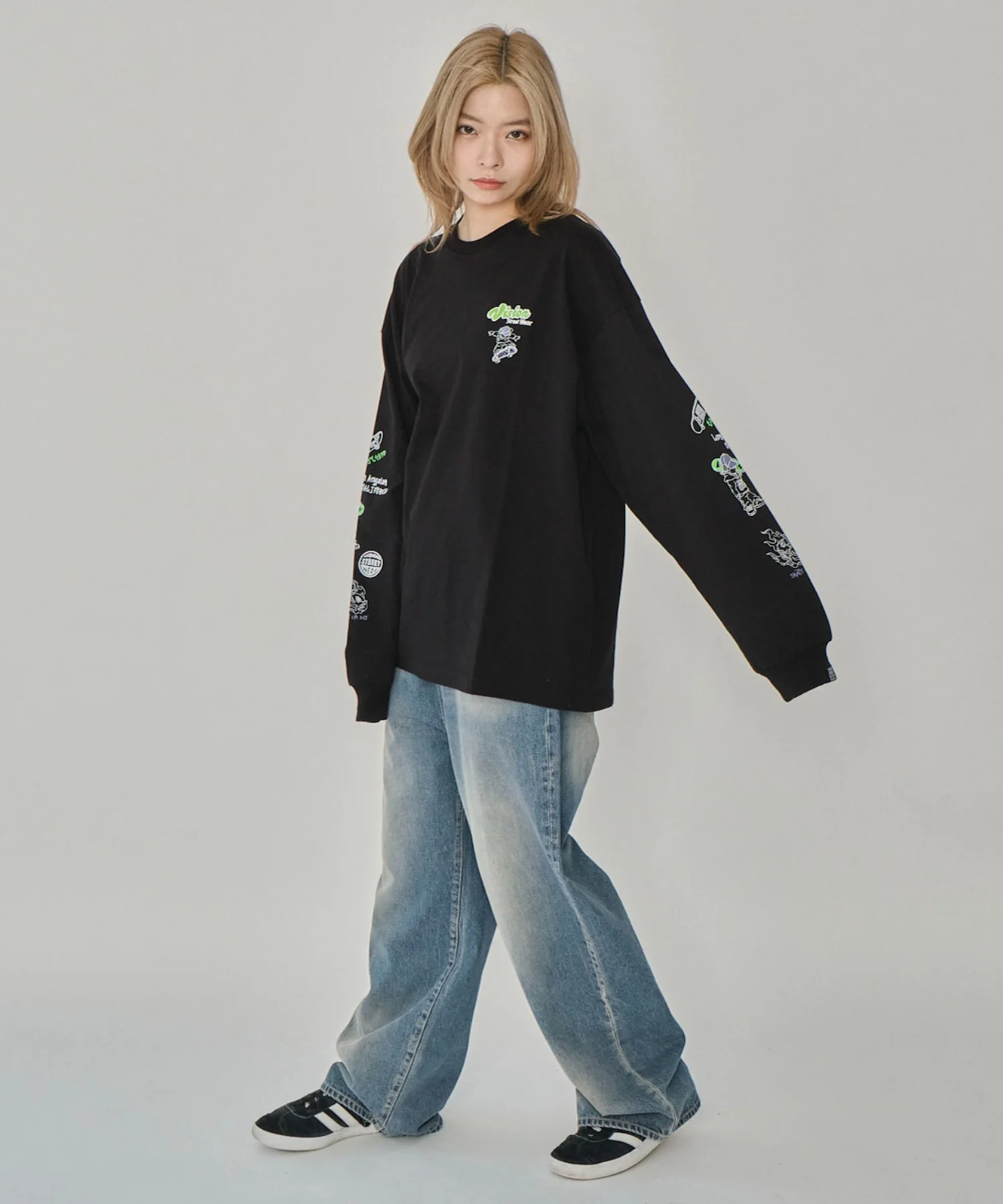別注VISIONグラフィックスリーブプリントT（LS） - Image 6
