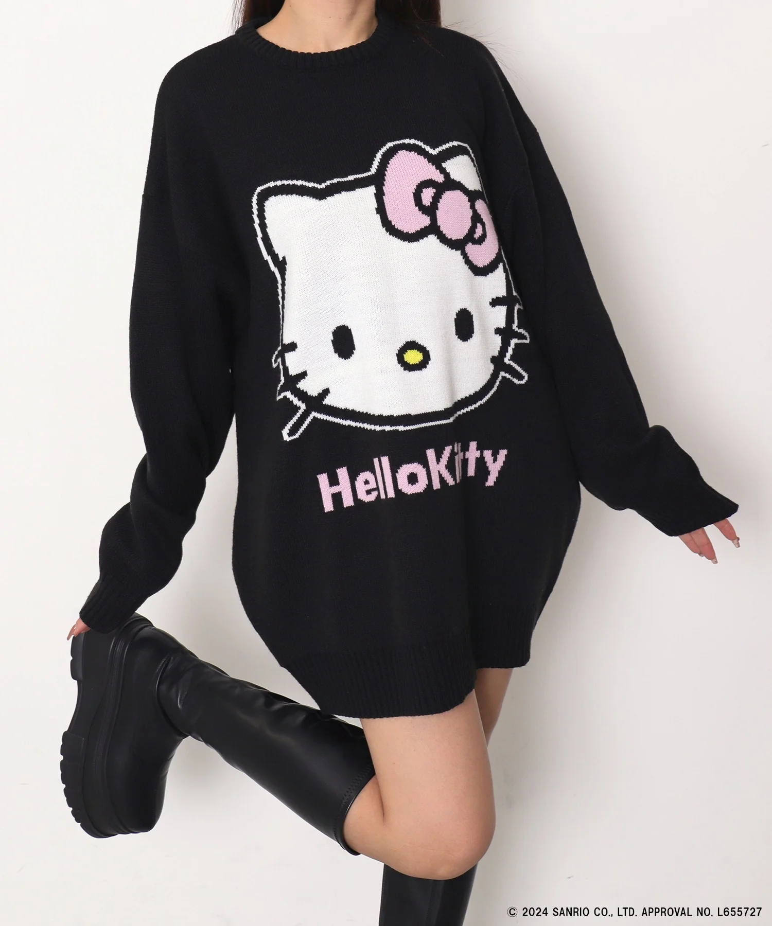 HELLO KITTYコラボジャガードニット - Image 4