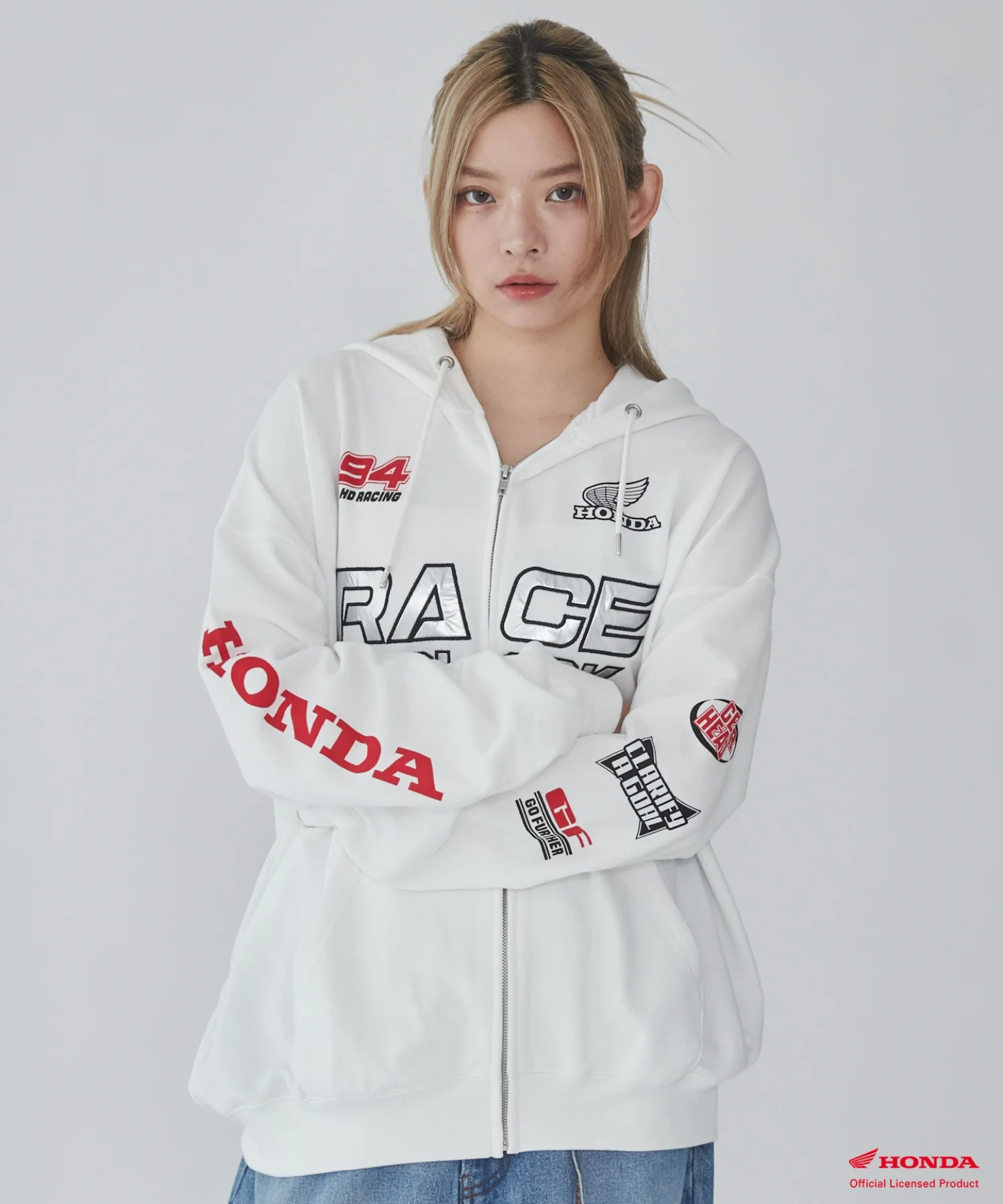 別注HondaグラフィックZIPパーカー - Image 14