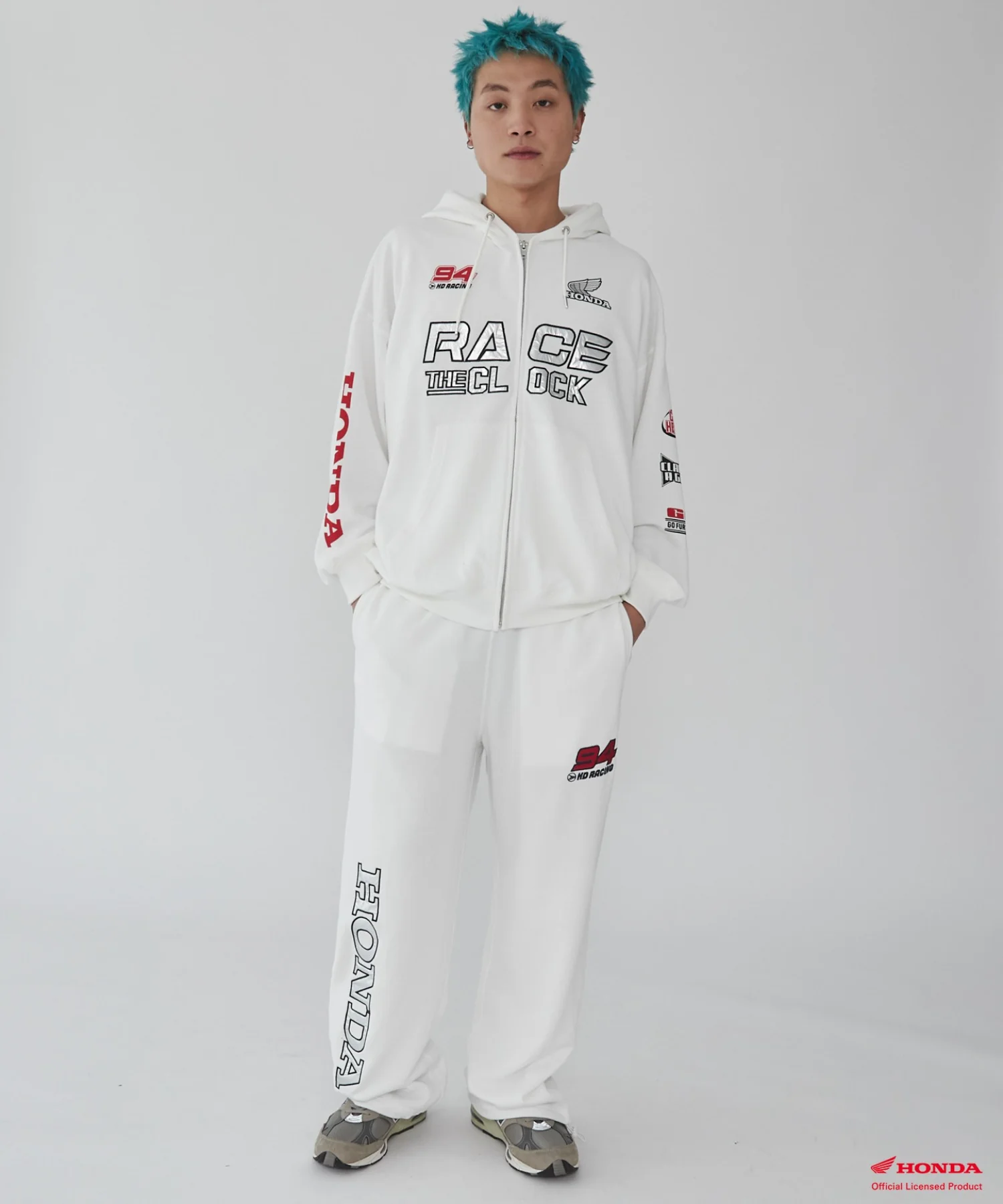 別注Hondaグラフィックスウェットパンツ - Image 3