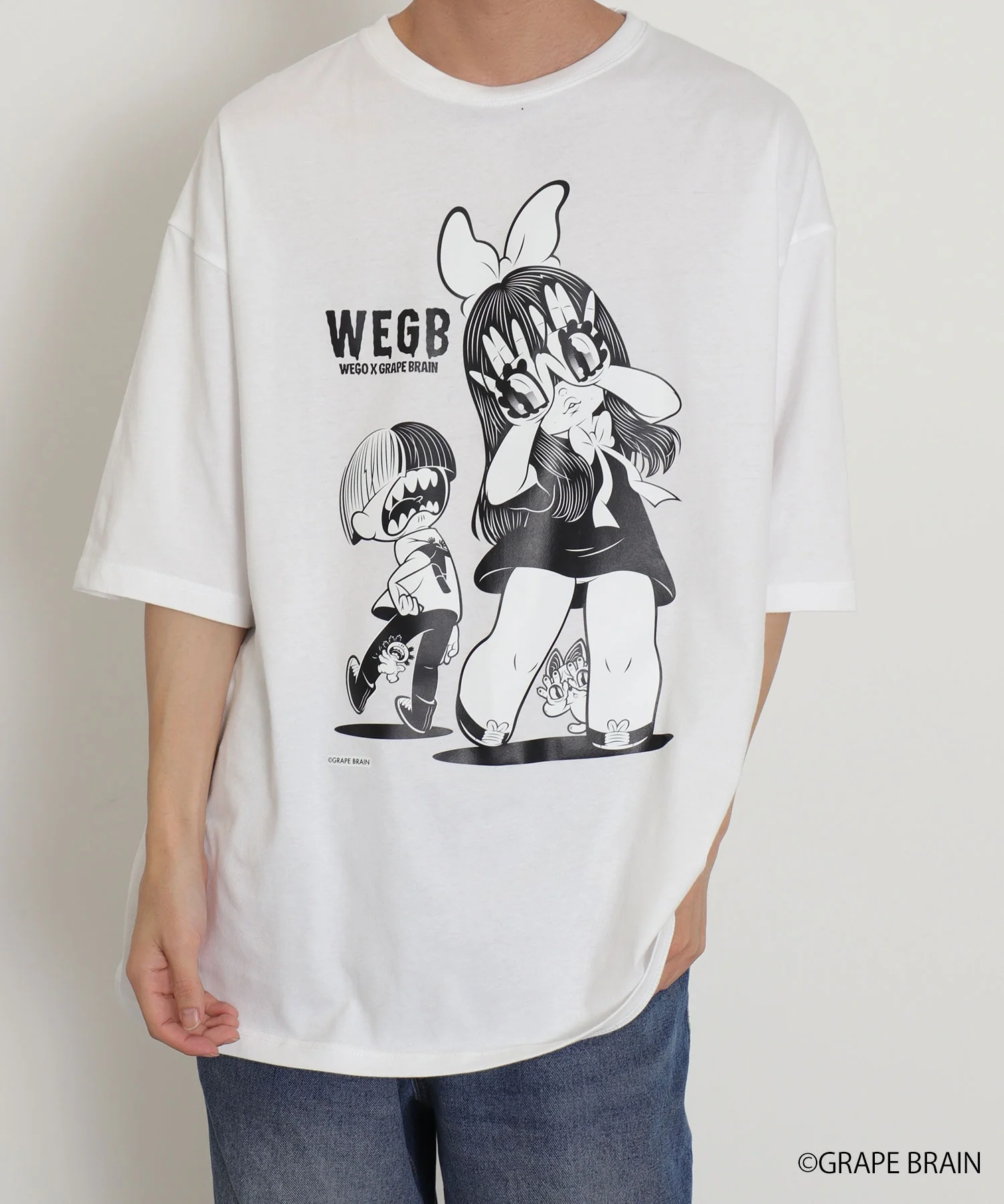 GRAPE BRAIN×WEGOコラボTシャツ - Image 3