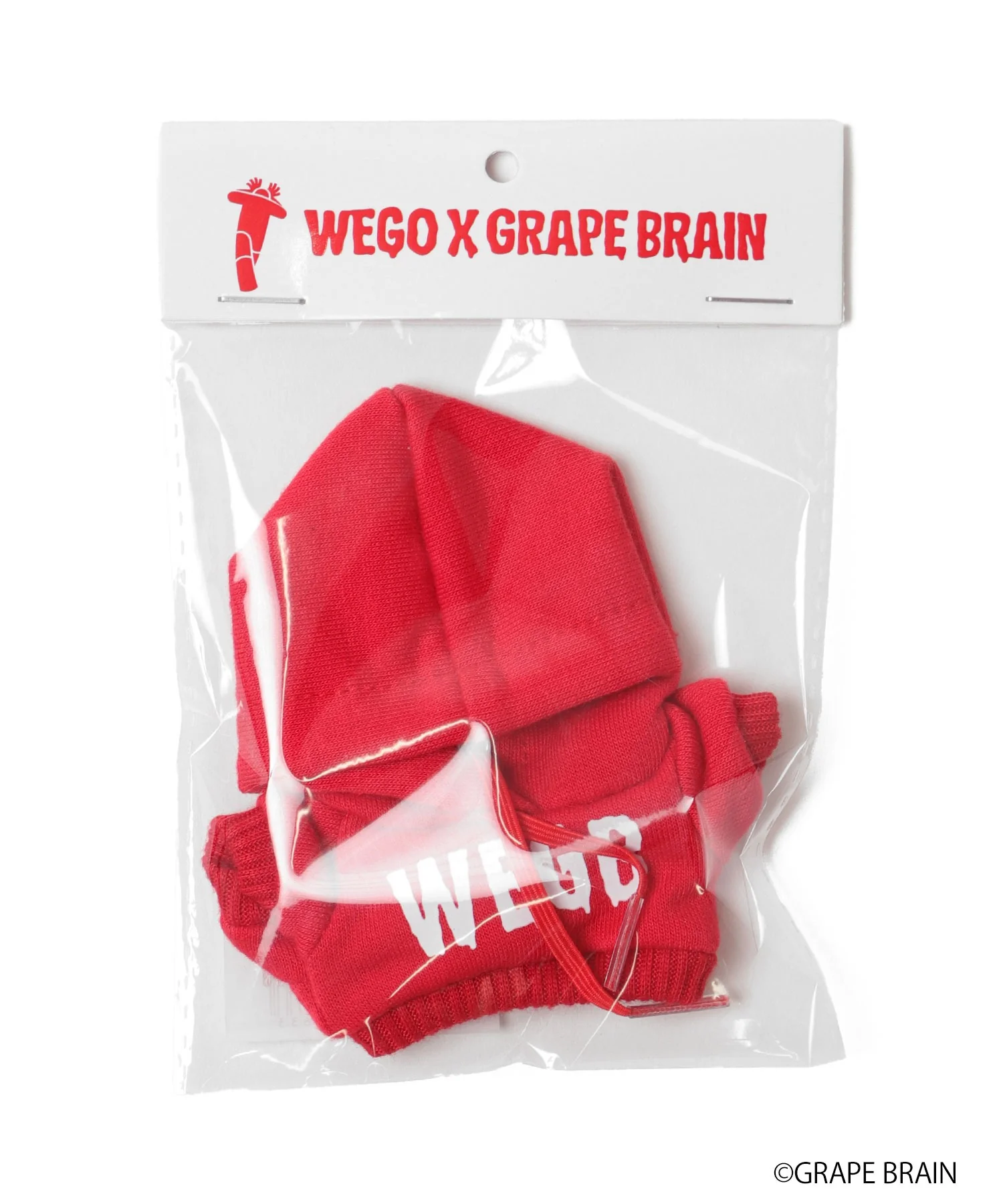 GRAPE BRAIN×WEGOコラボぬいパーカー