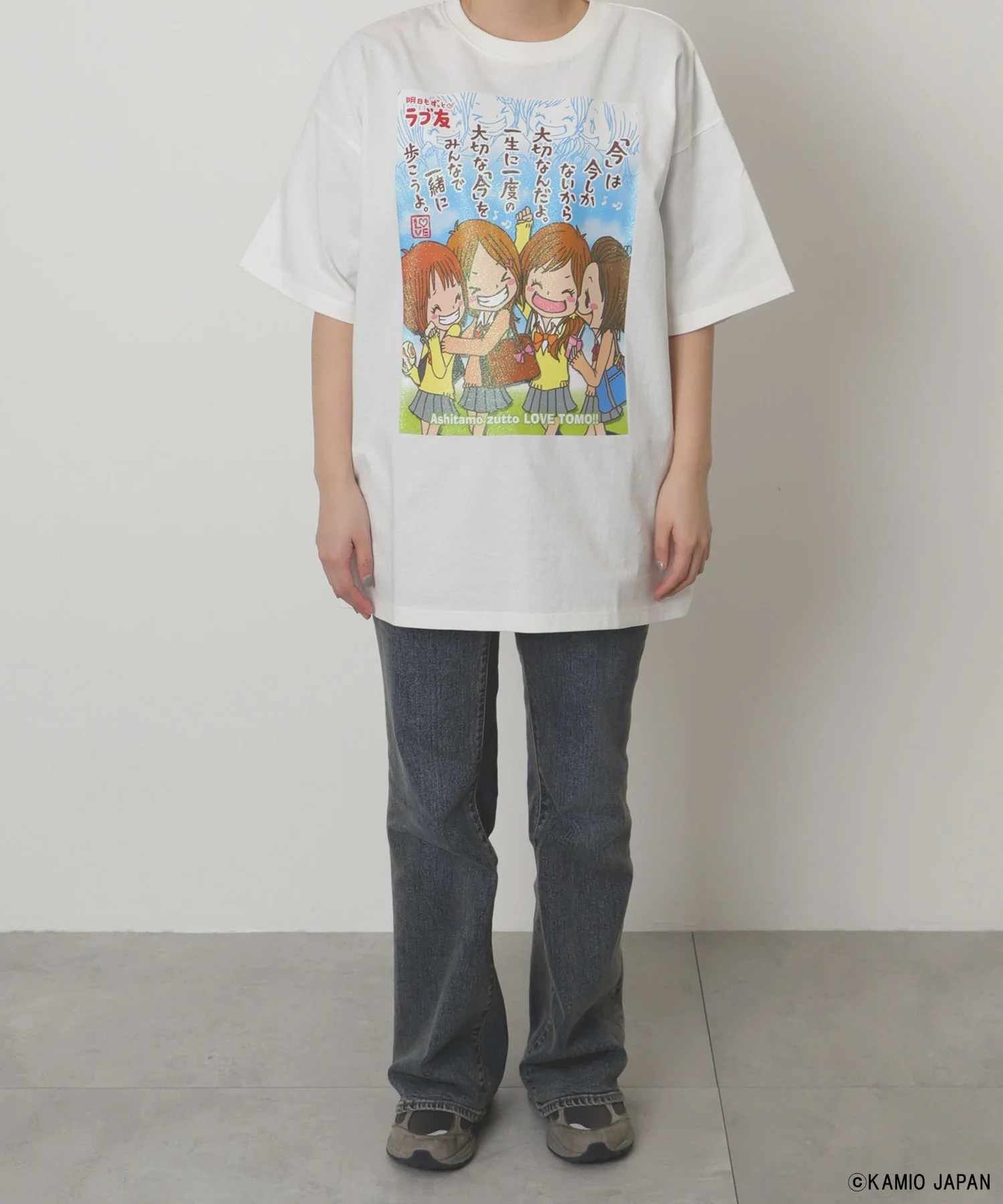カミオジャパンキラキラプリントビッグT - Image 10