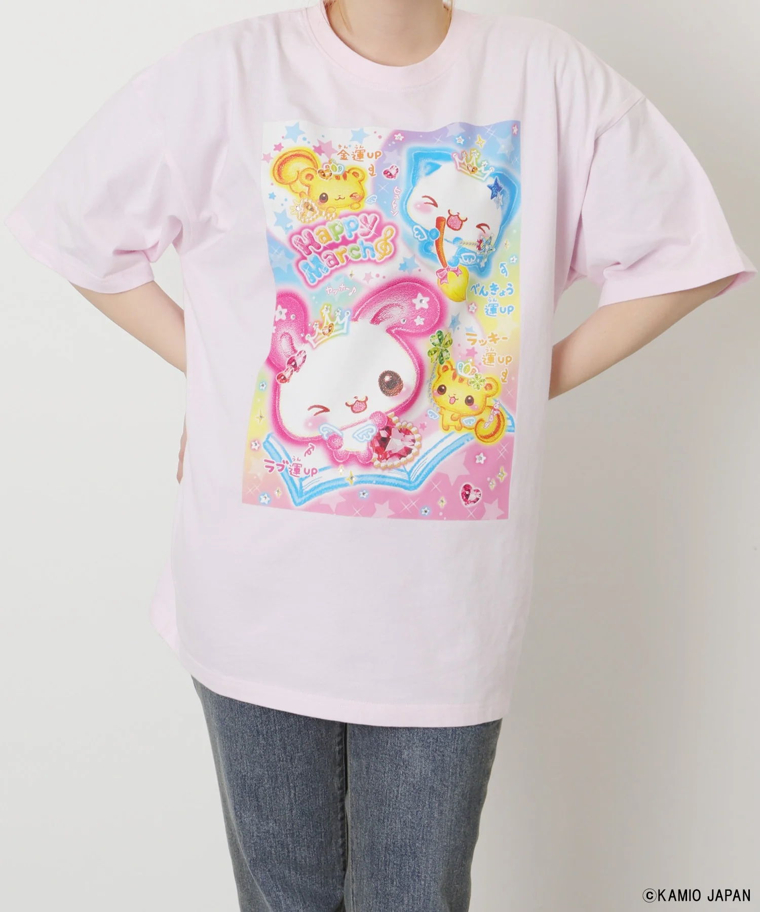 カミオジャパンキラキラプリントビッグT - Image 7