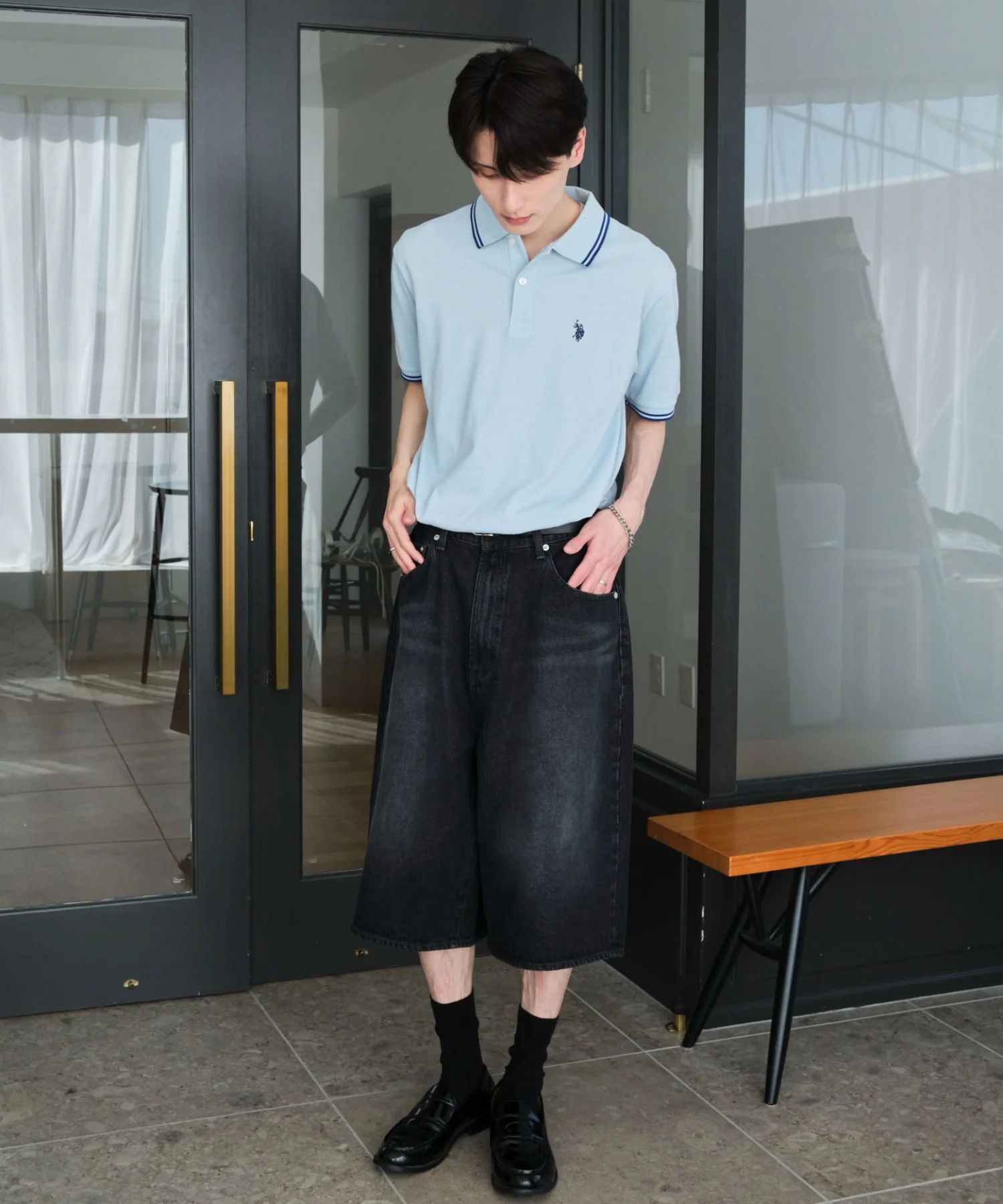 別注USPOLOラインポロシャツ - Image 11