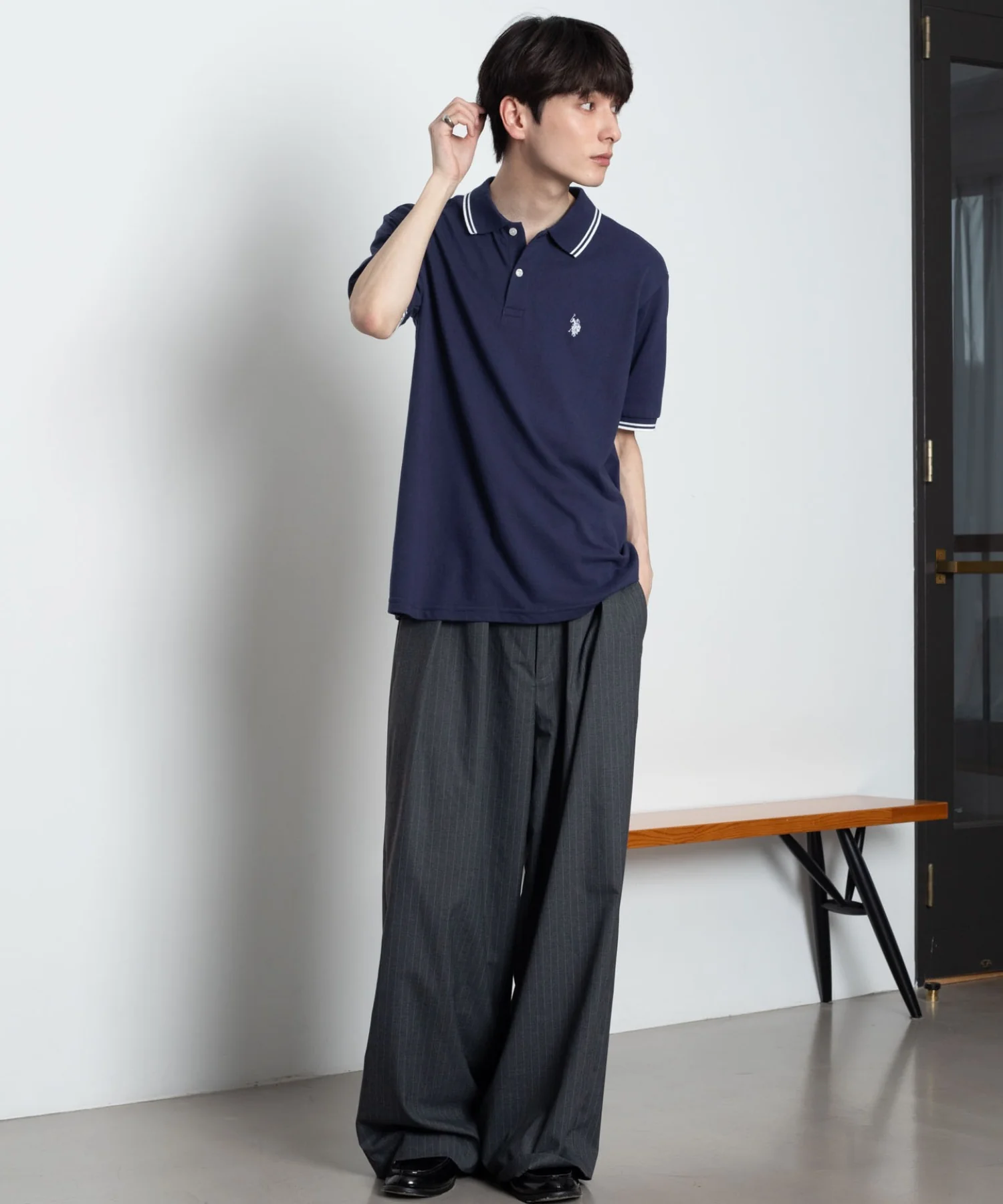 別注USPOLOラインポロシャツ - Image 15