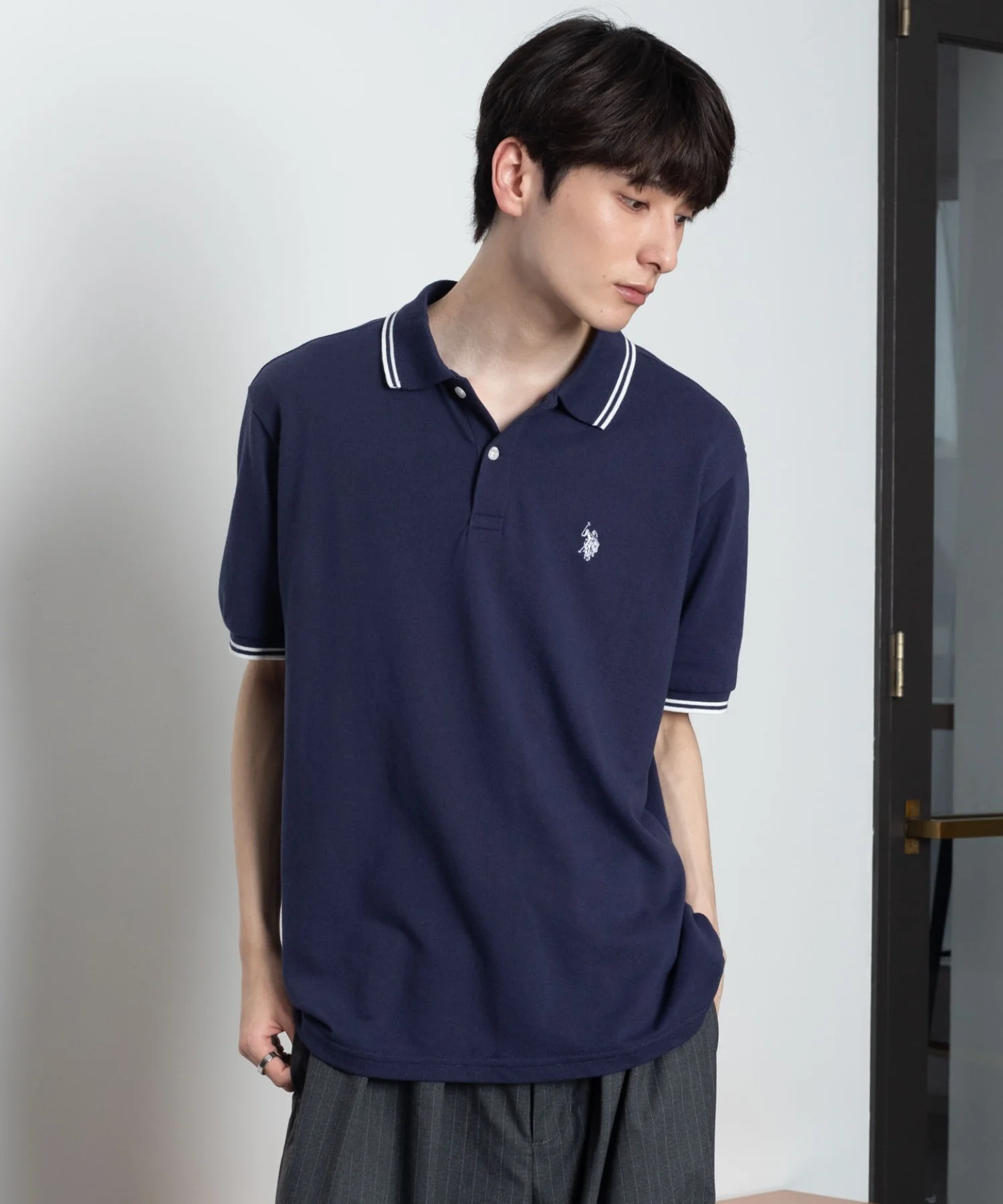 別注USPOLOラインポロシャツ - Image 17