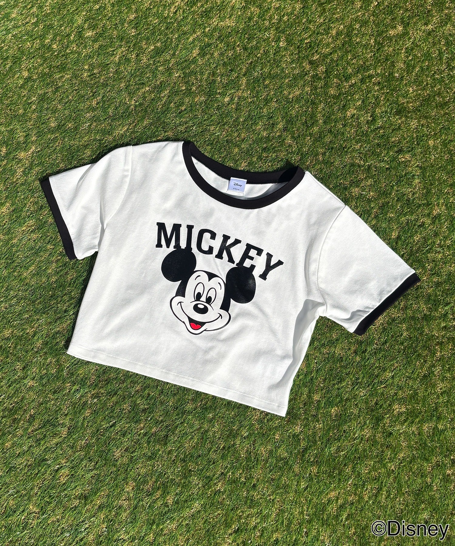 MICKEY　MOUSE／リンガーTシャツ - Image 2