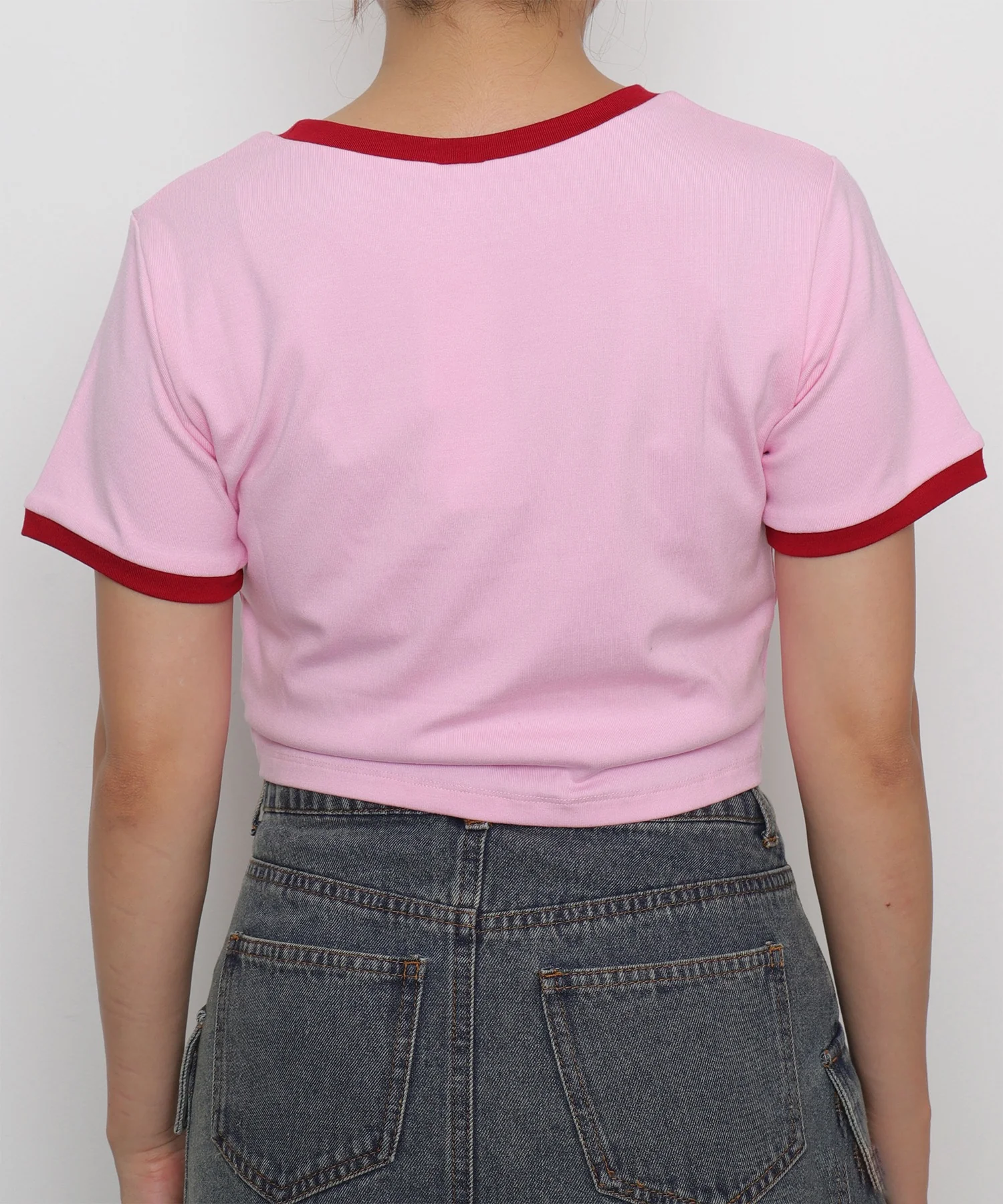MICKEY　MOUSE／リンガーTシャツ - Image 5