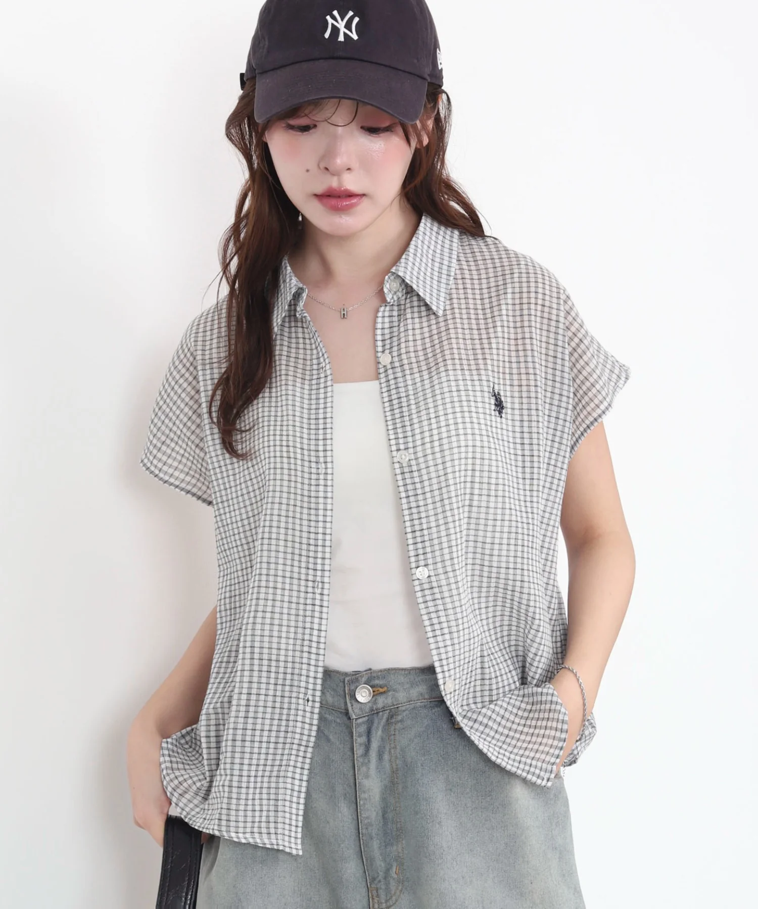 U.S. POLO ASSN.別注 フレンチスリーブシャツ - Image 11