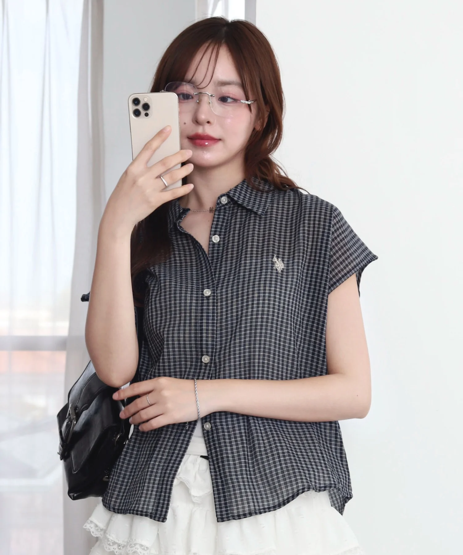 U.S. POLO ASSN.別注 フレンチスリーブシャツ - Image 2