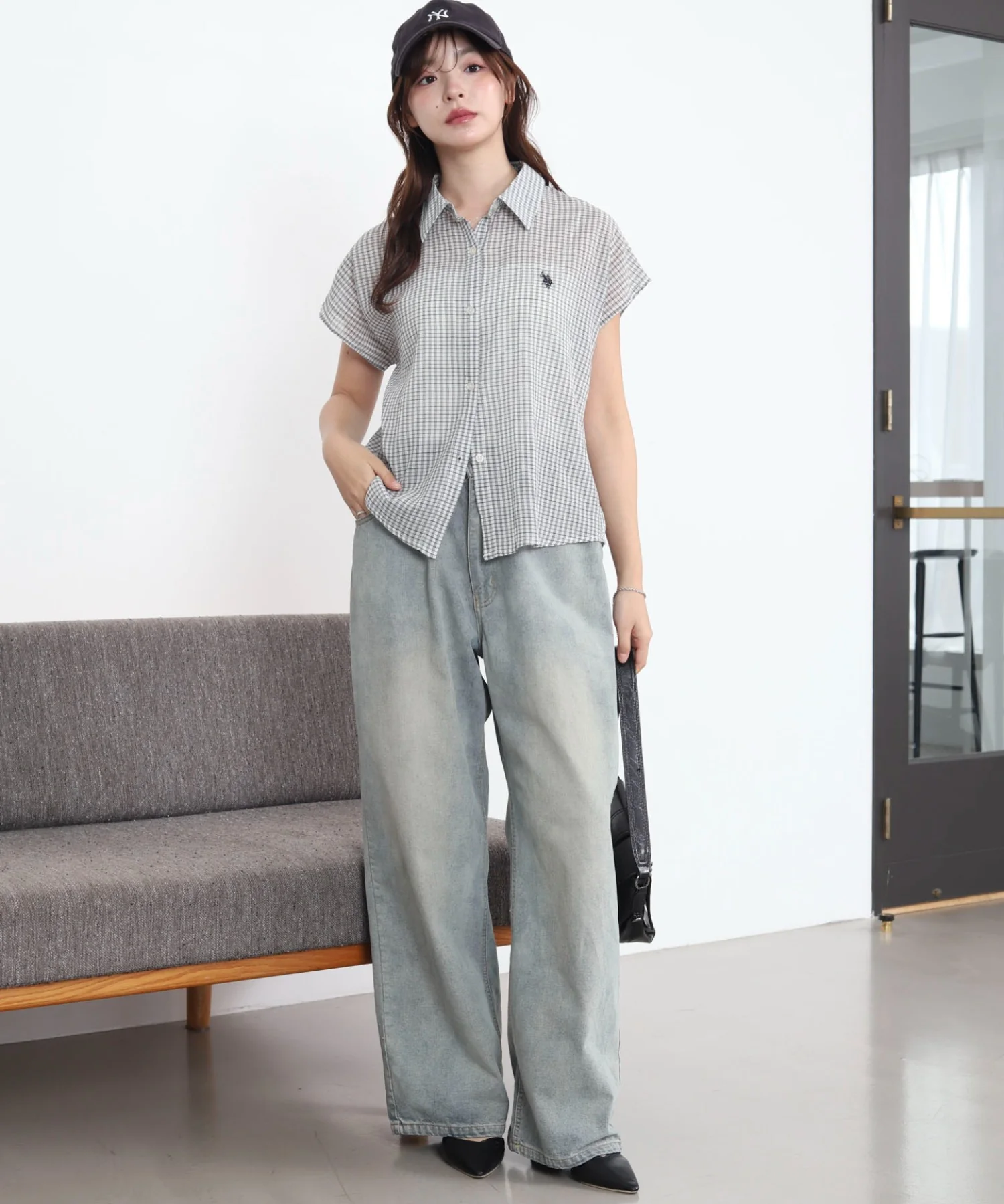U.S. POLO ASSN.別注 フレンチスリーブシャツ - Image 5