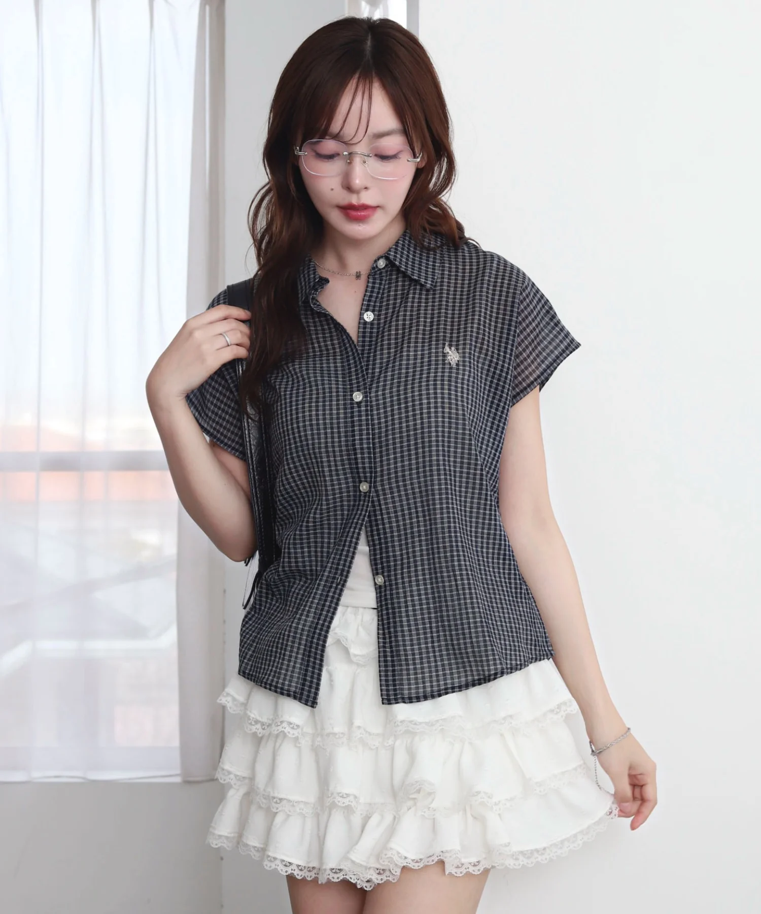 U.S. POLO ASSN.別注 フレンチスリーブシャツ - Image 7