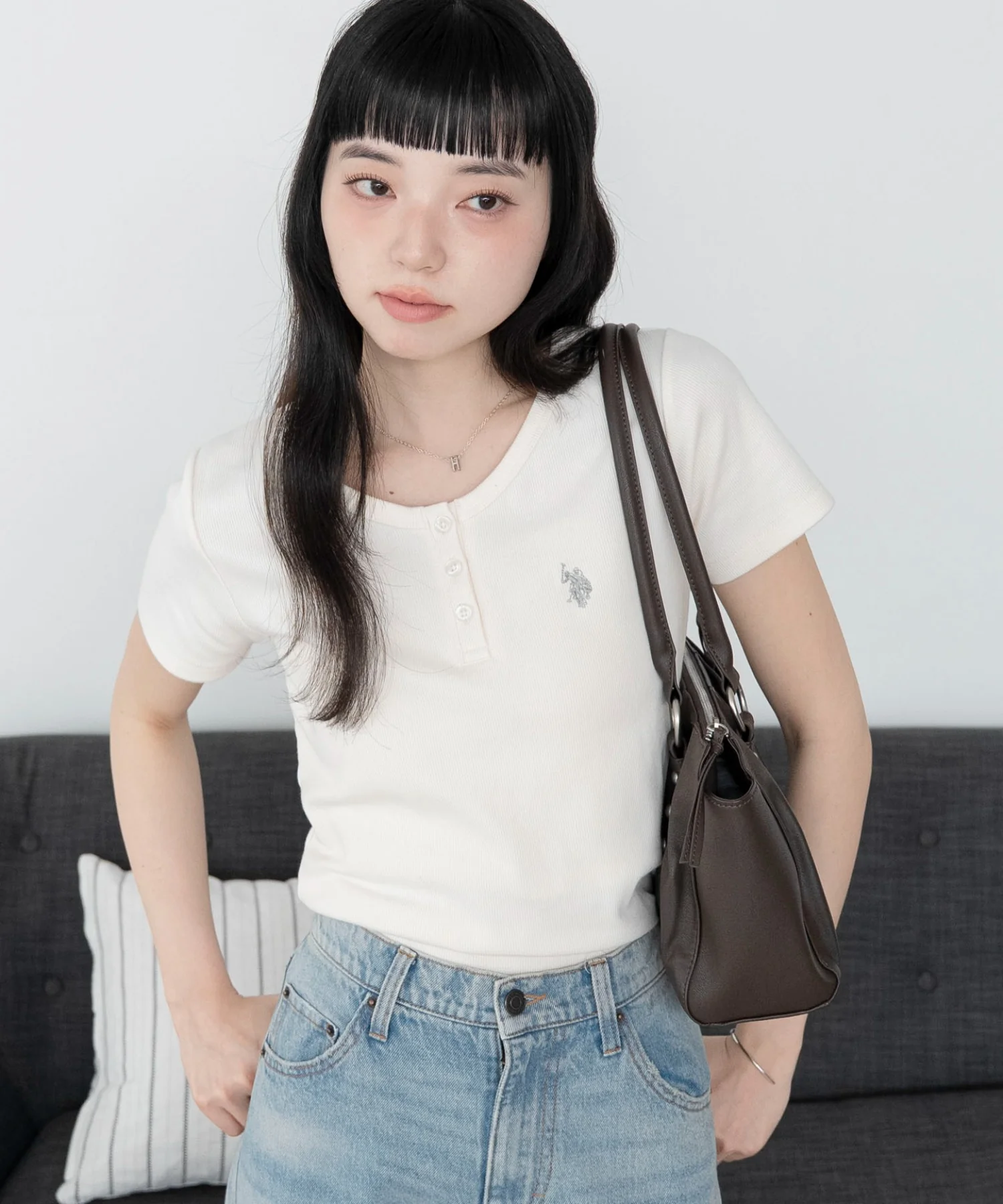別注USPOLOヘンリーネックT - Image 2