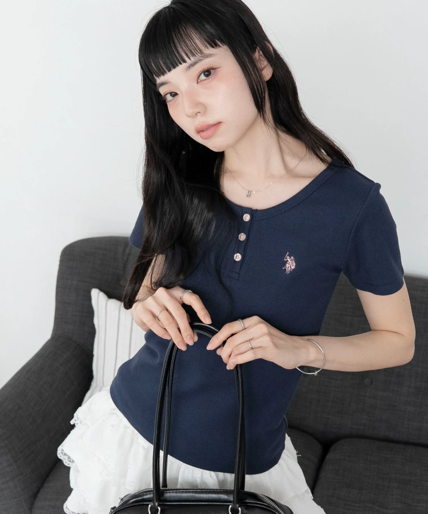 別注USPOLOヘンリーネックT - Image 3