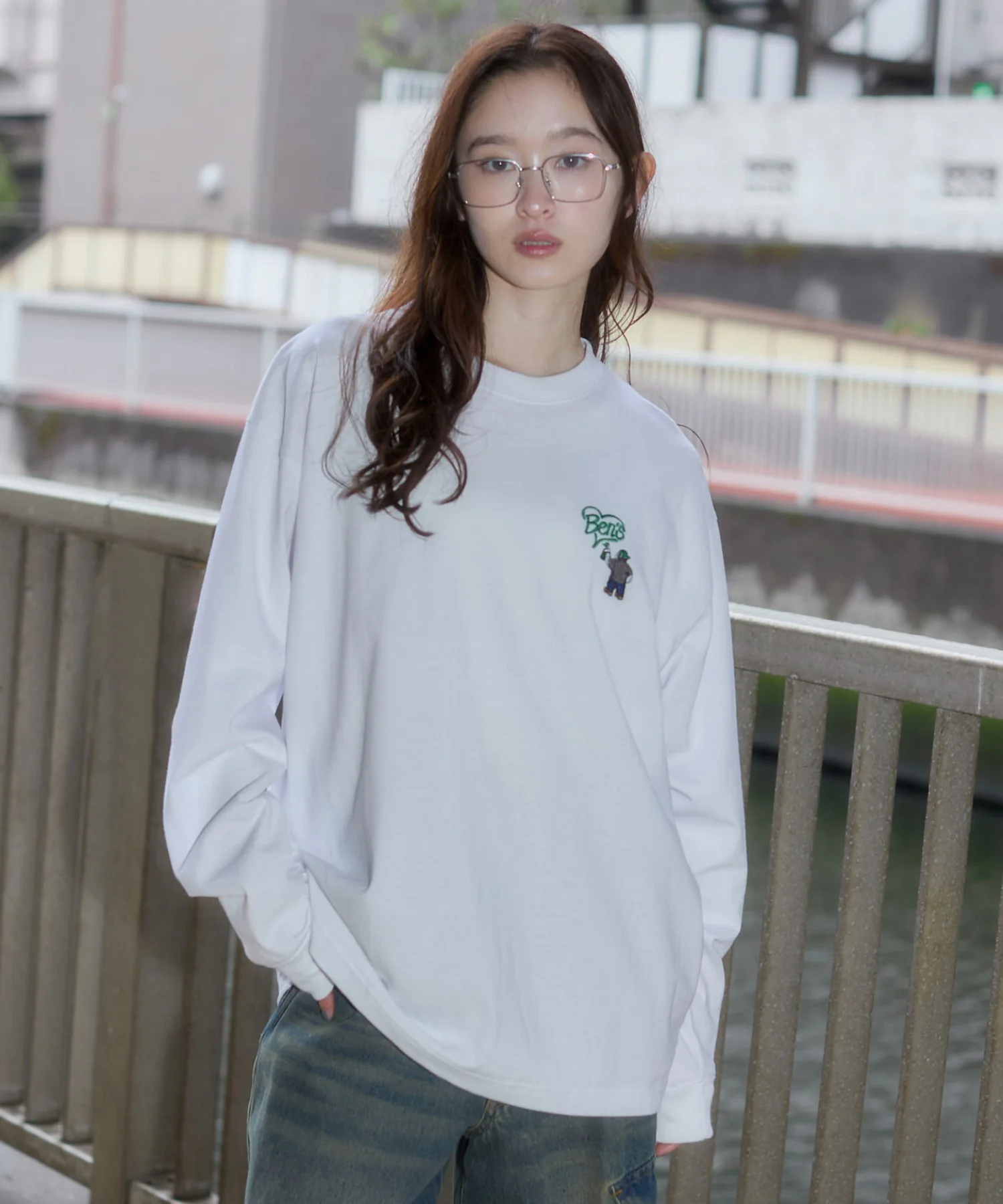別注BENDAVISハートワンポイント刺繍T（LS） - Image 4