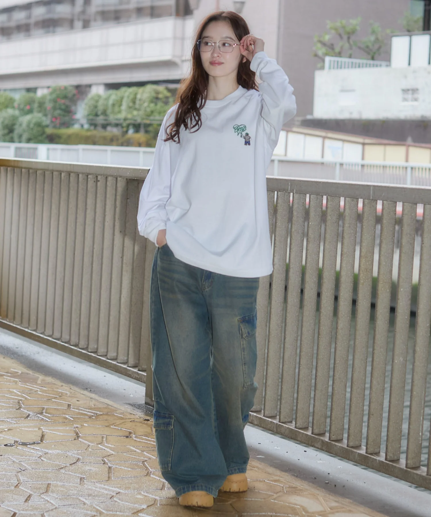 別注BENDAVISハートワンポイント刺繍T（LS） - Image 7
