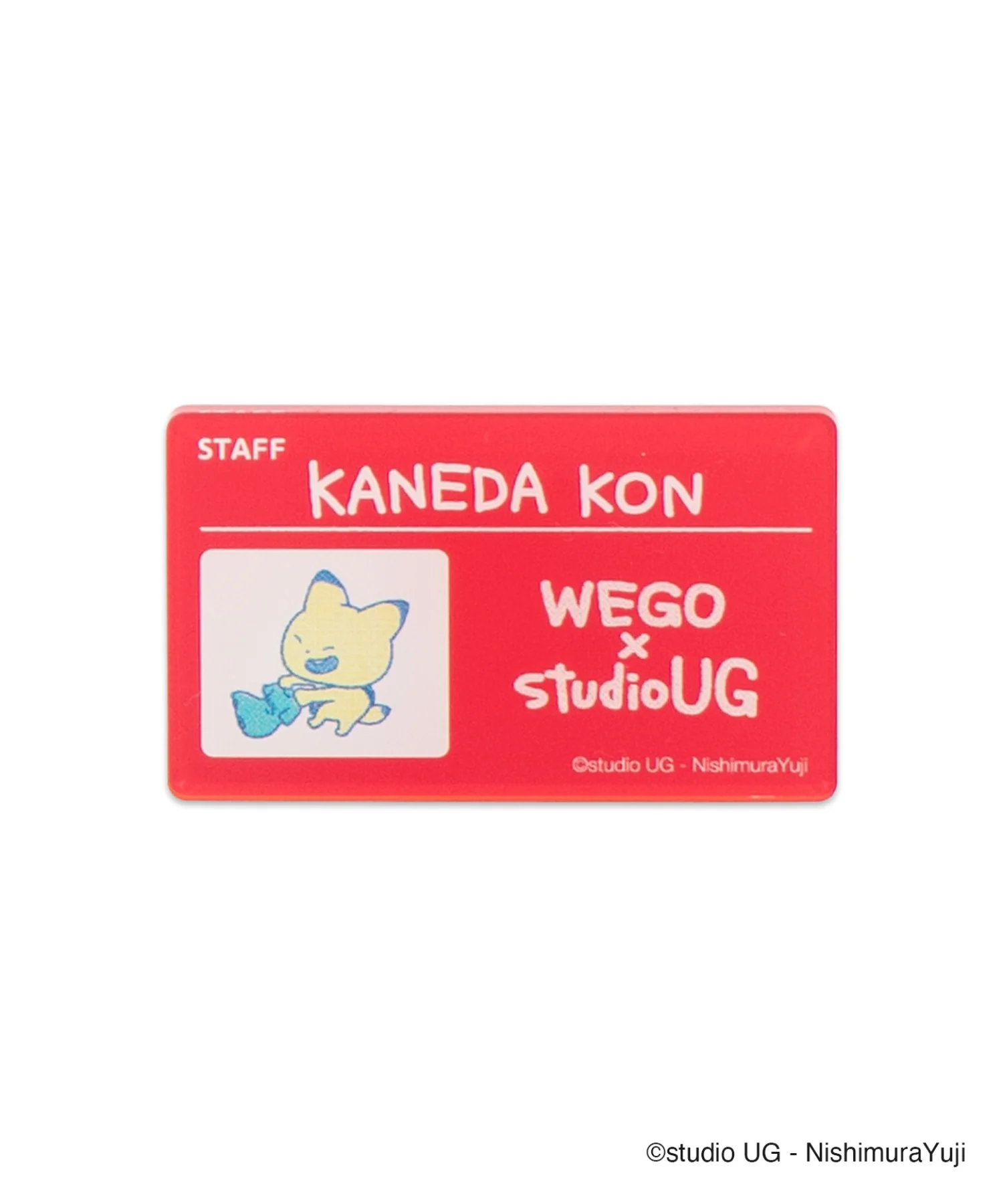 WEGO×studio UGコラボランダムアクリルネームバッジ - Image 10