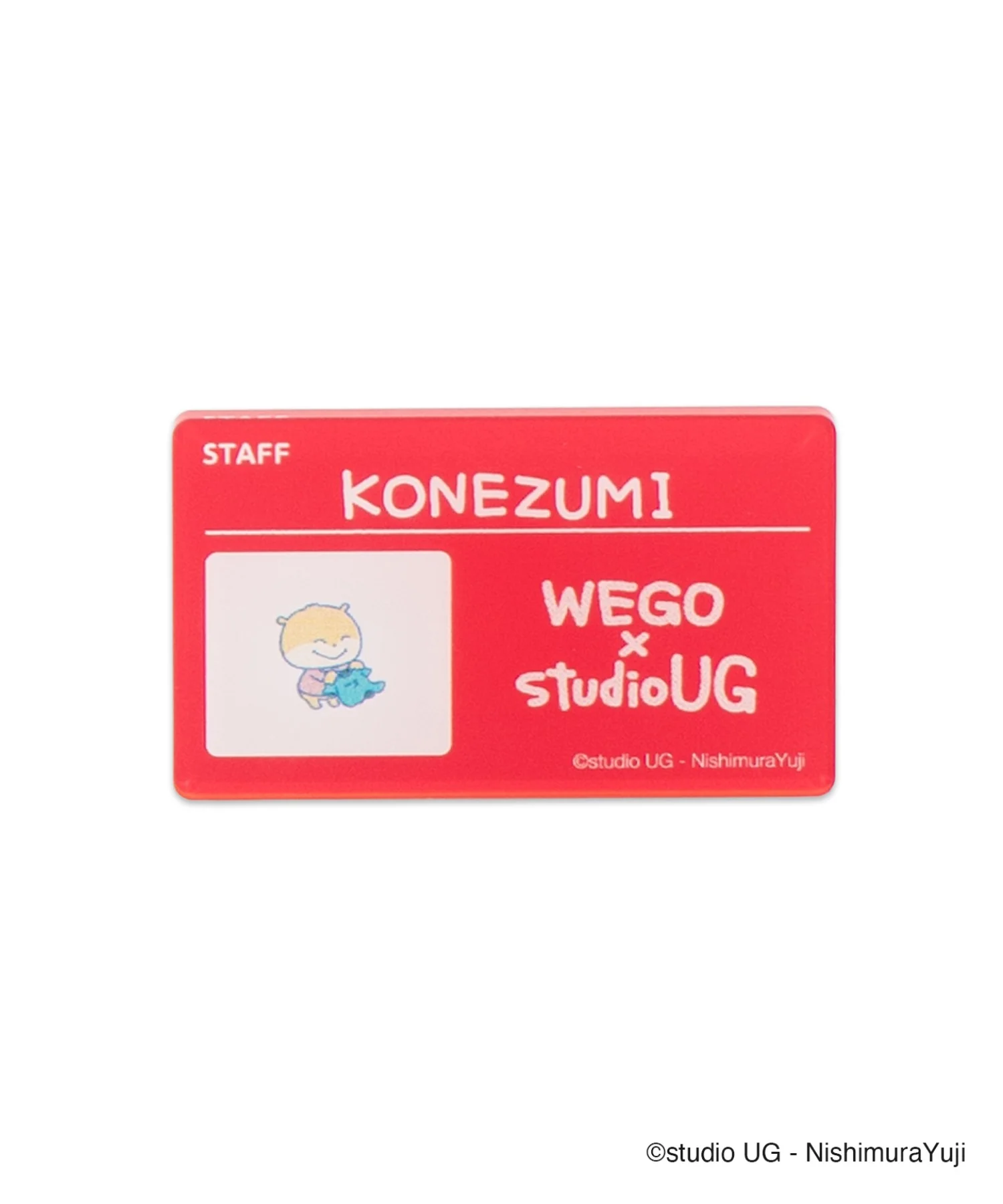 WEGO×studio UGコラボランダムアクリルネームバッジ - Image 3