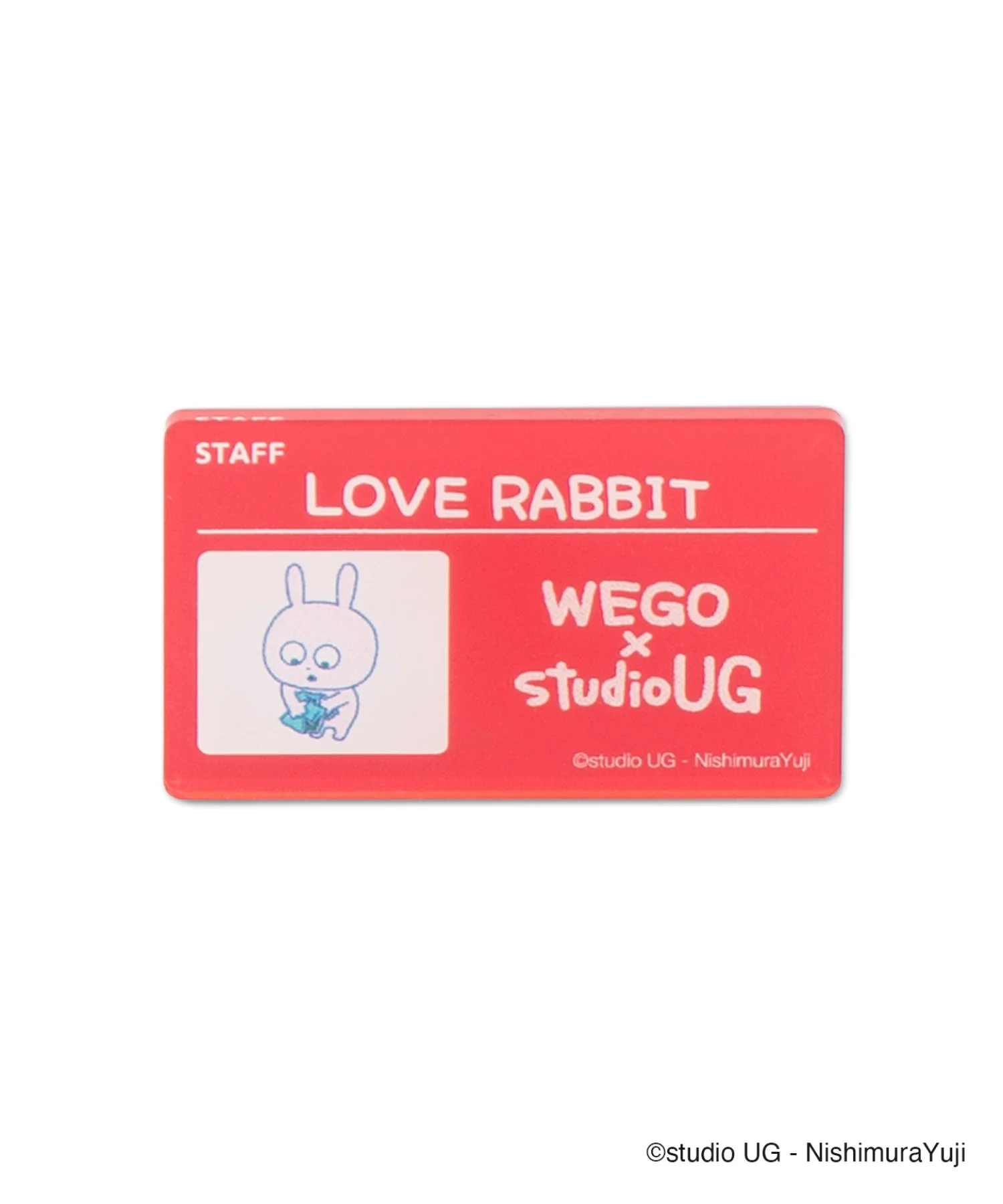 WEGO×studio UGコラボランダムアクリルネームバッジ - Image 4