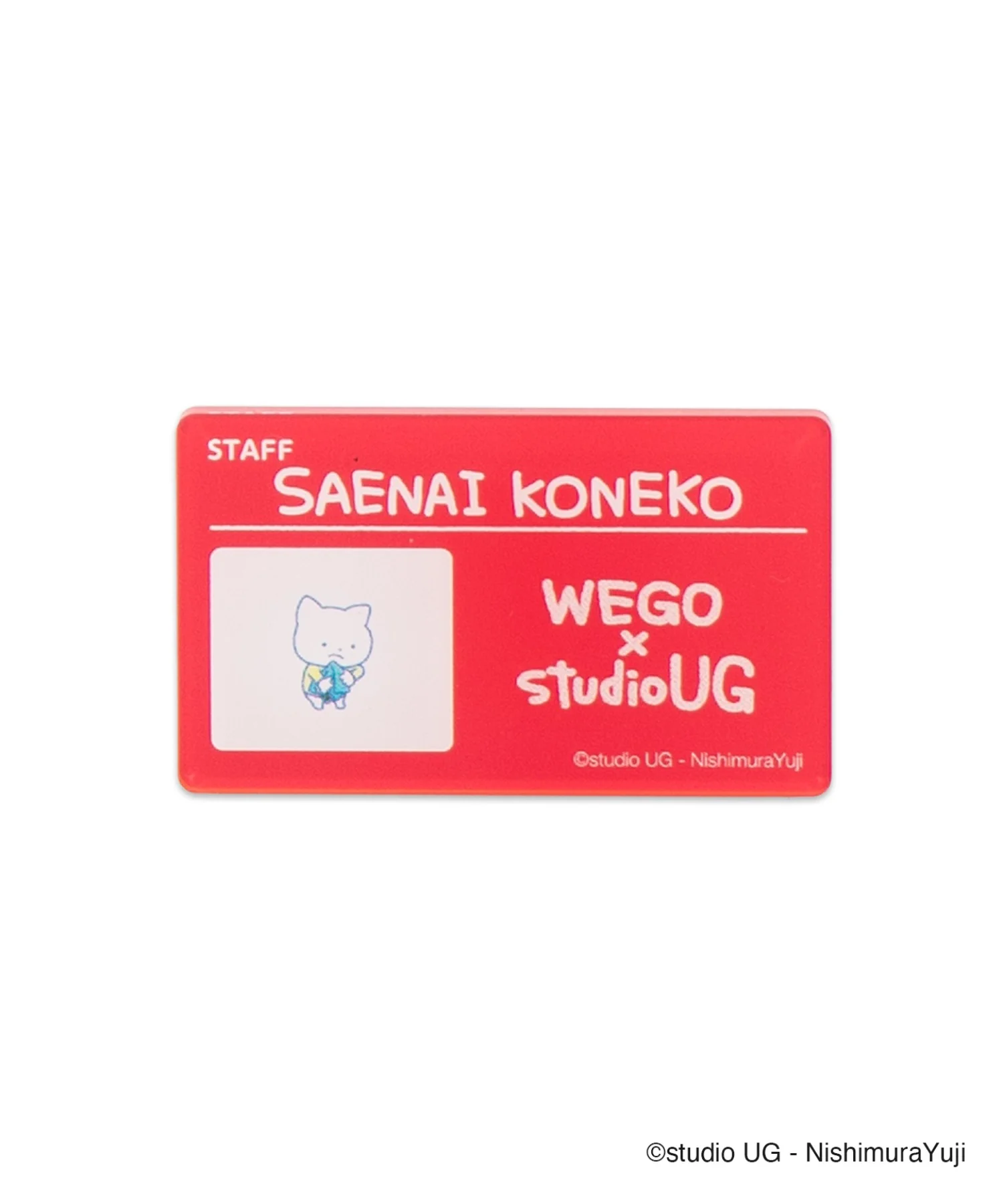WEGO×studio UGコラボランダムアクリルネームバッジ - Image 6