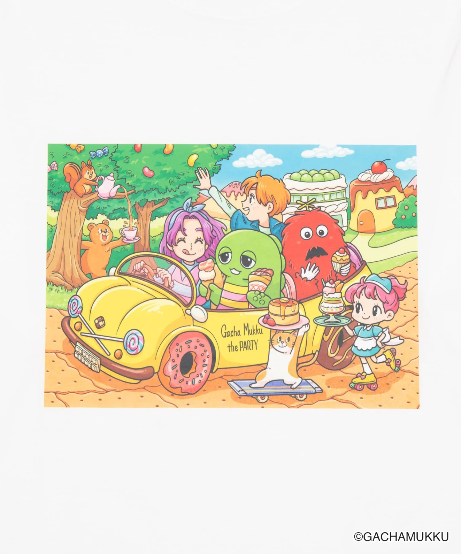 ガチャピン・ムック×WEGOコラボイラストロンT - Image 11