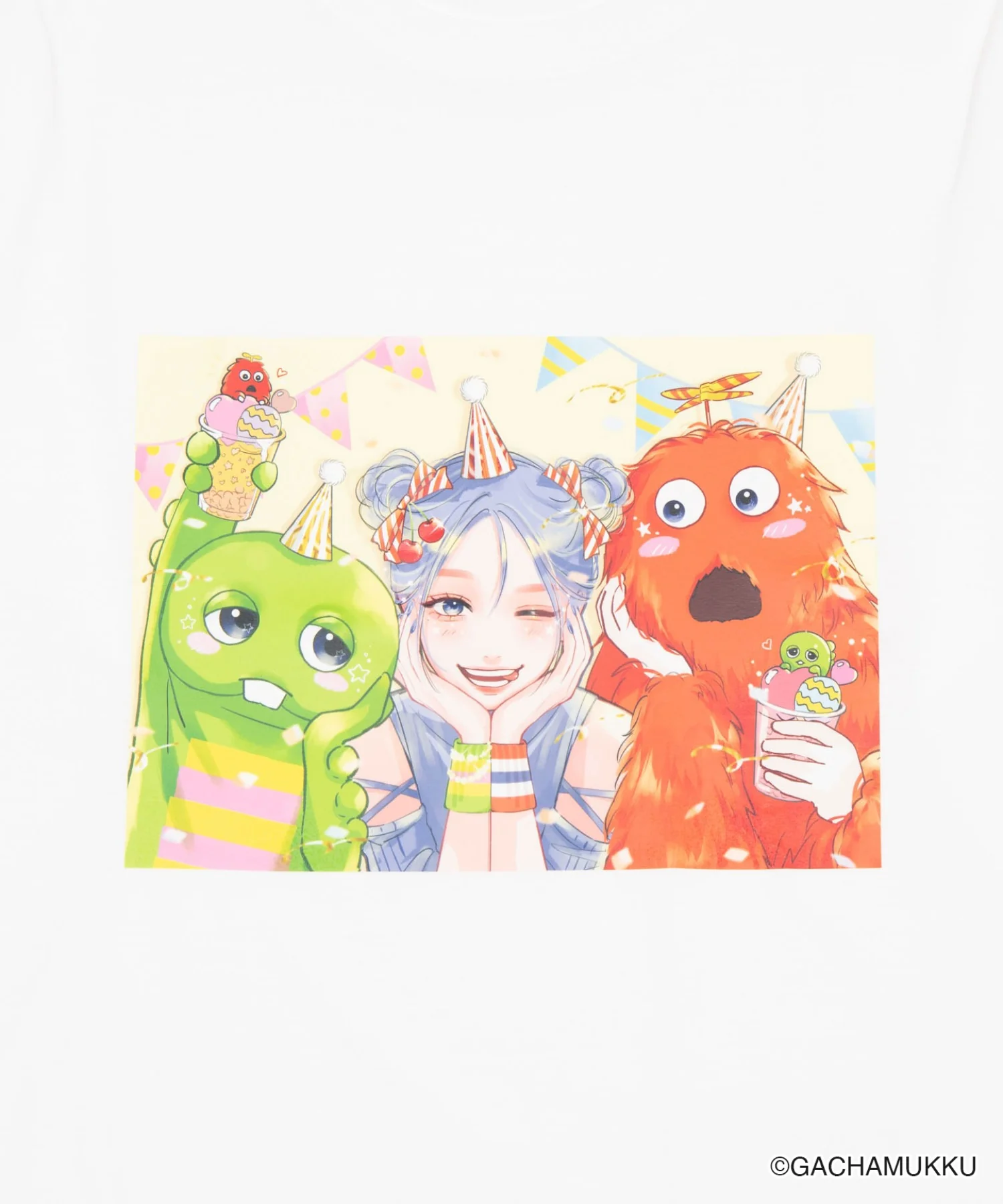 ガチャピン・ムック×WEGOコラボイラストロンT - Image 12