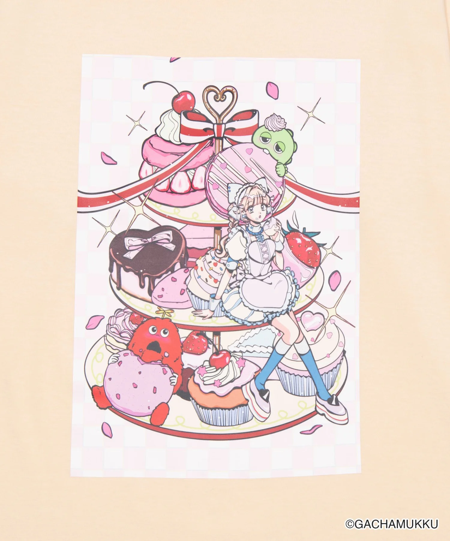 ガチャピン・ムック×WEGOコラボイラストロンT - Image 13