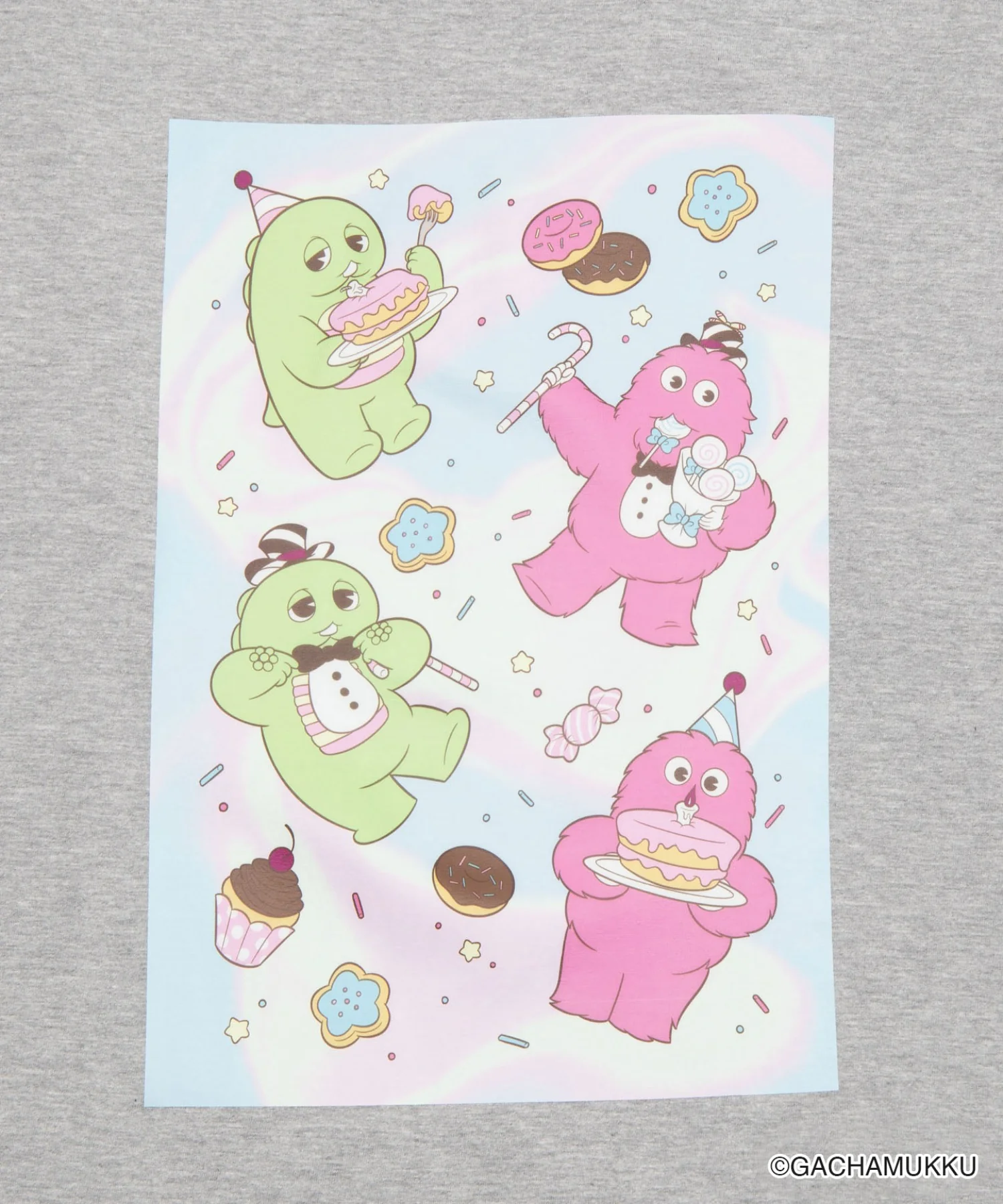 ガチャピン・ムック×WEGOコラボイラストロンT - Image 14