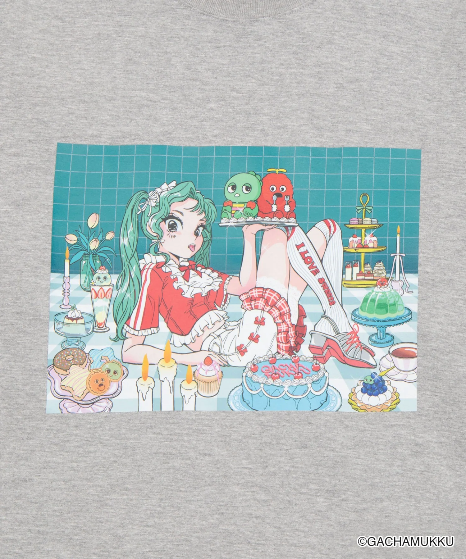 ガチャピン・ムック×WEGOコラボイラストロンT - Image 15