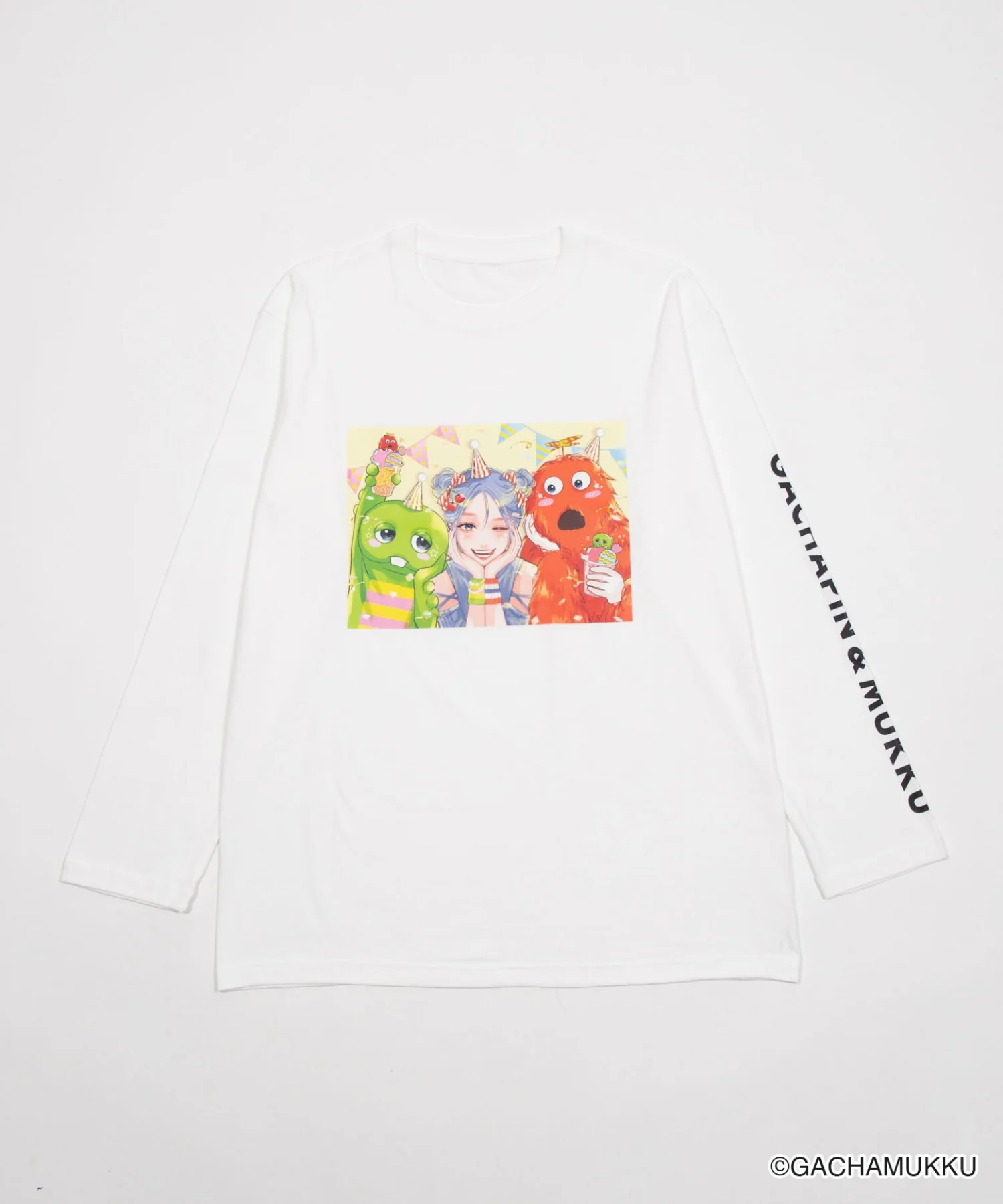 ガチャピン・ムック×WEGOコラボイラストロンT - Image 2